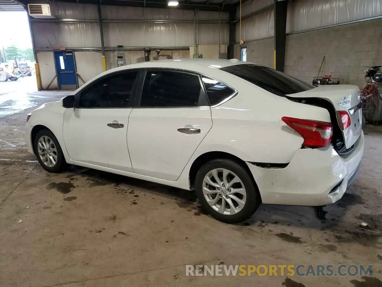 2 Photograph of a damaged car 3N1AB7AP2KY421247 NISSAN SENTRA 2019
