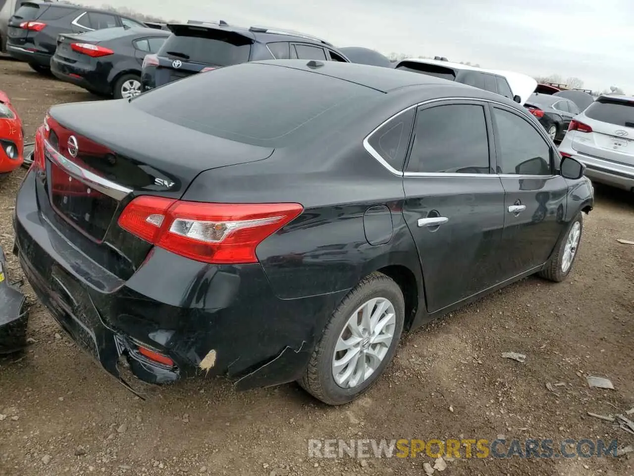 3 Photograph of a damaged car 3N1AB7AP2KY426318 NISSAN SENTRA 2019