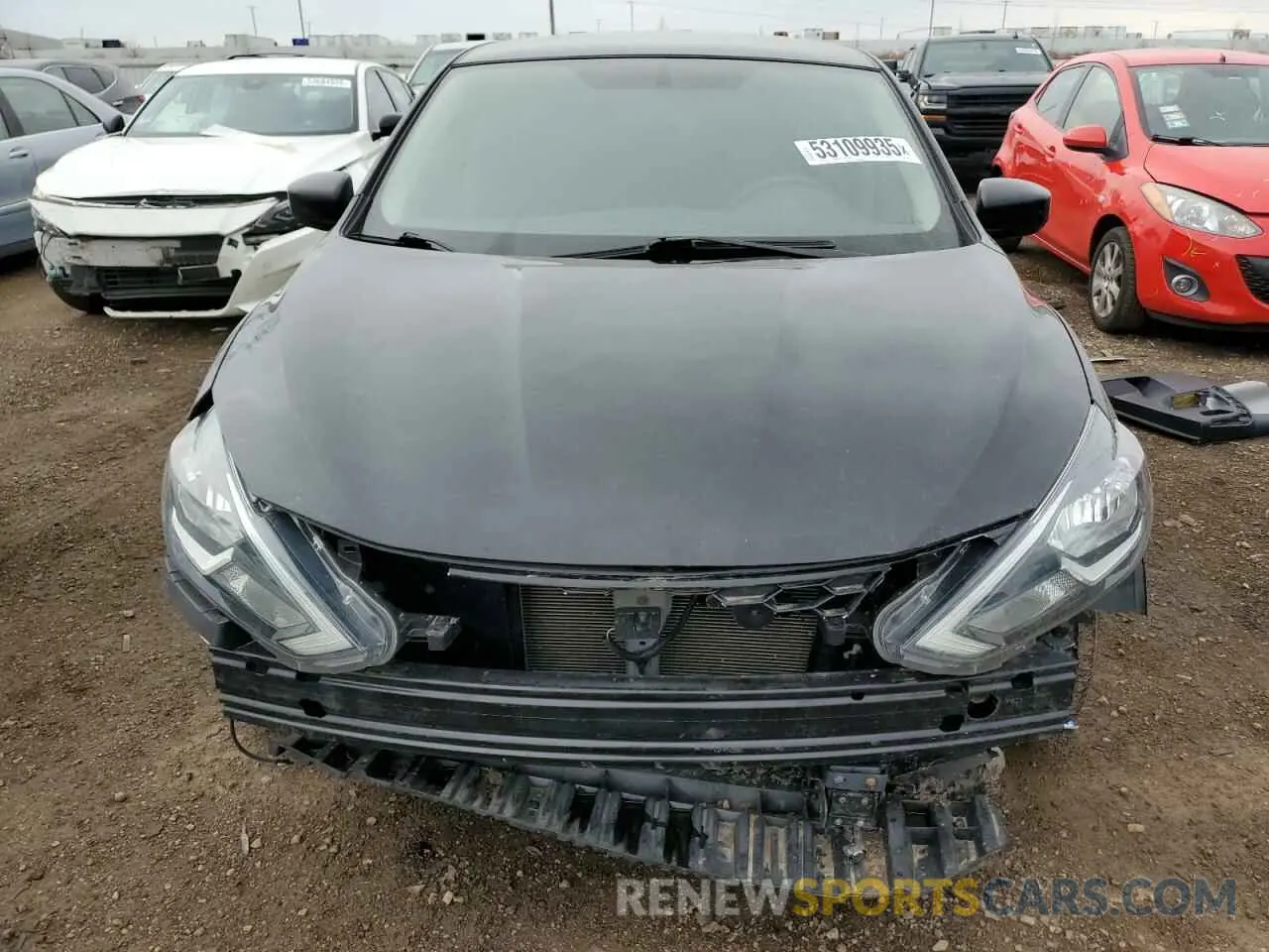 5 Photograph of a damaged car 3N1AB7AP2KY426318 NISSAN SENTRA 2019