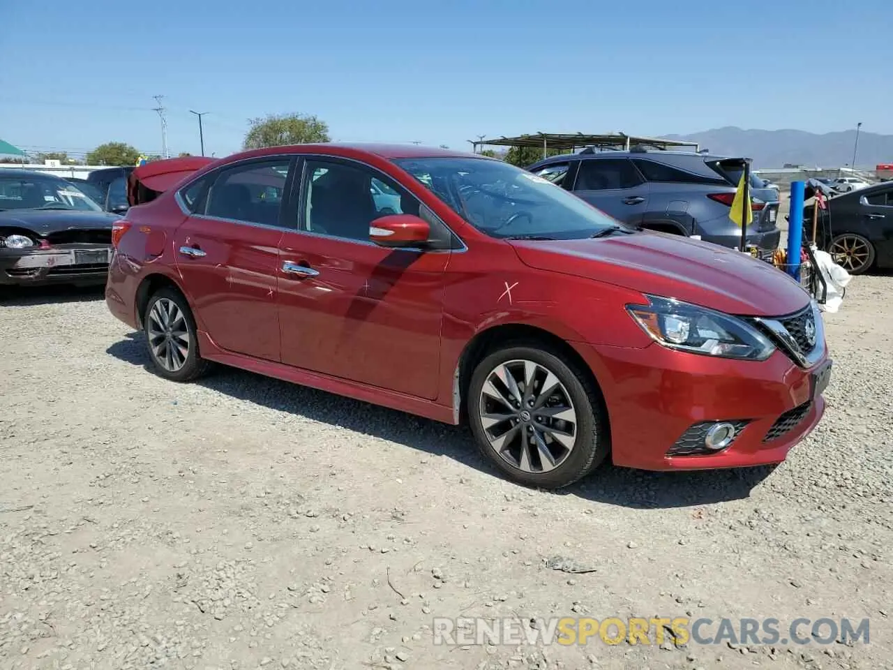 4 Photograph of a damaged car 3N1AB7AP2KY427596 NISSAN SENTRA 2019