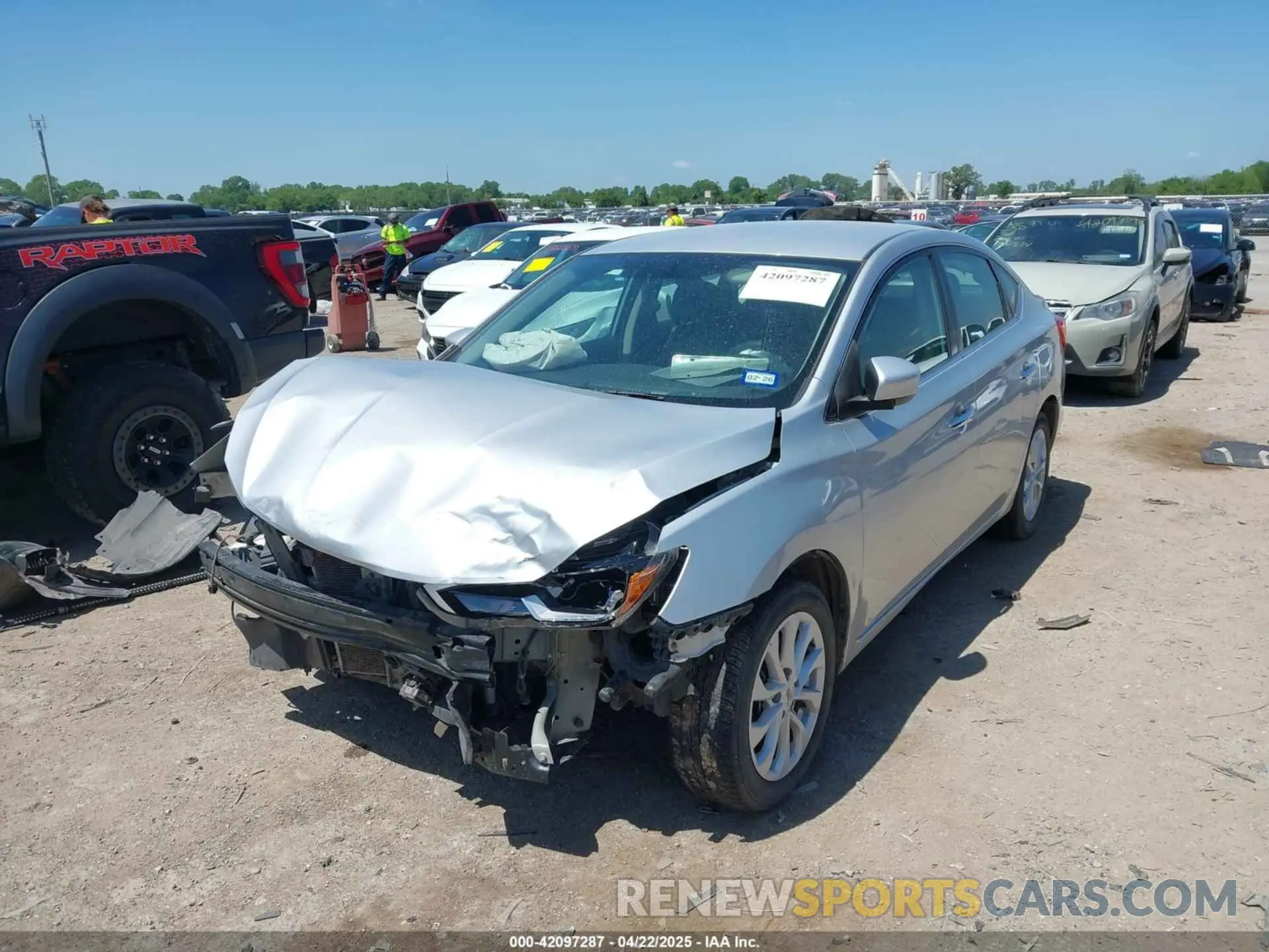 2 Photograph of a damaged car 3N1AB7AP2KY429719 NISSAN SENTRA 2019