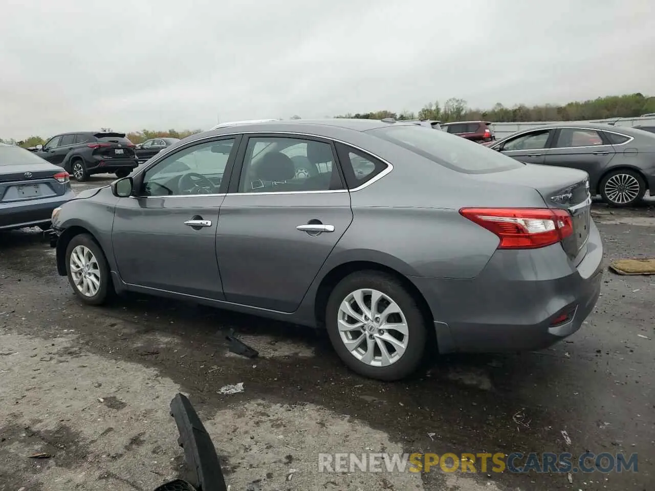2 Photograph of a damaged car 3N1AB7AP2KY435214 NISSAN SENTRA 2019