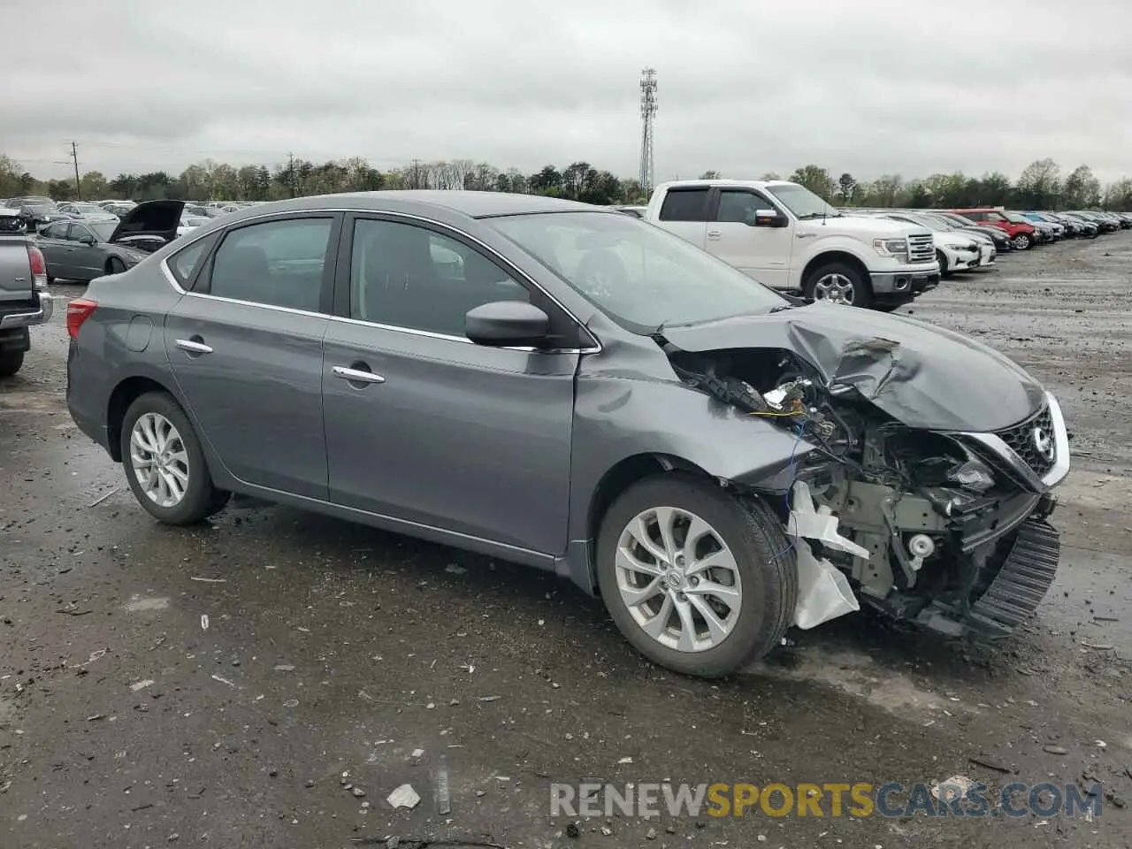 4 Photograph of a damaged car 3N1AB7AP2KY435214 NISSAN SENTRA 2019