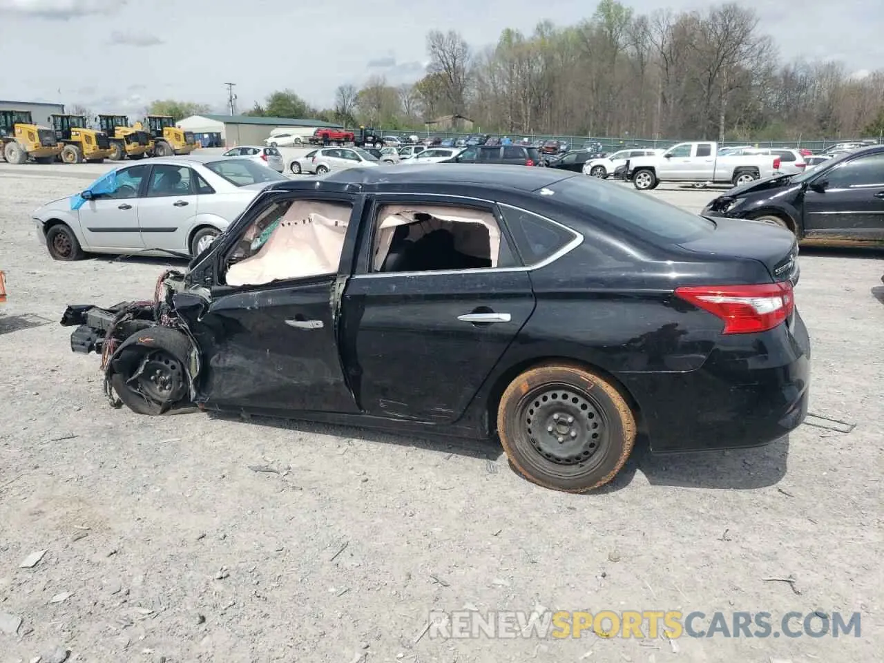 2 Photograph of a damaged car 3N1AB7AP2KY440834 NISSAN SENTRA 2019