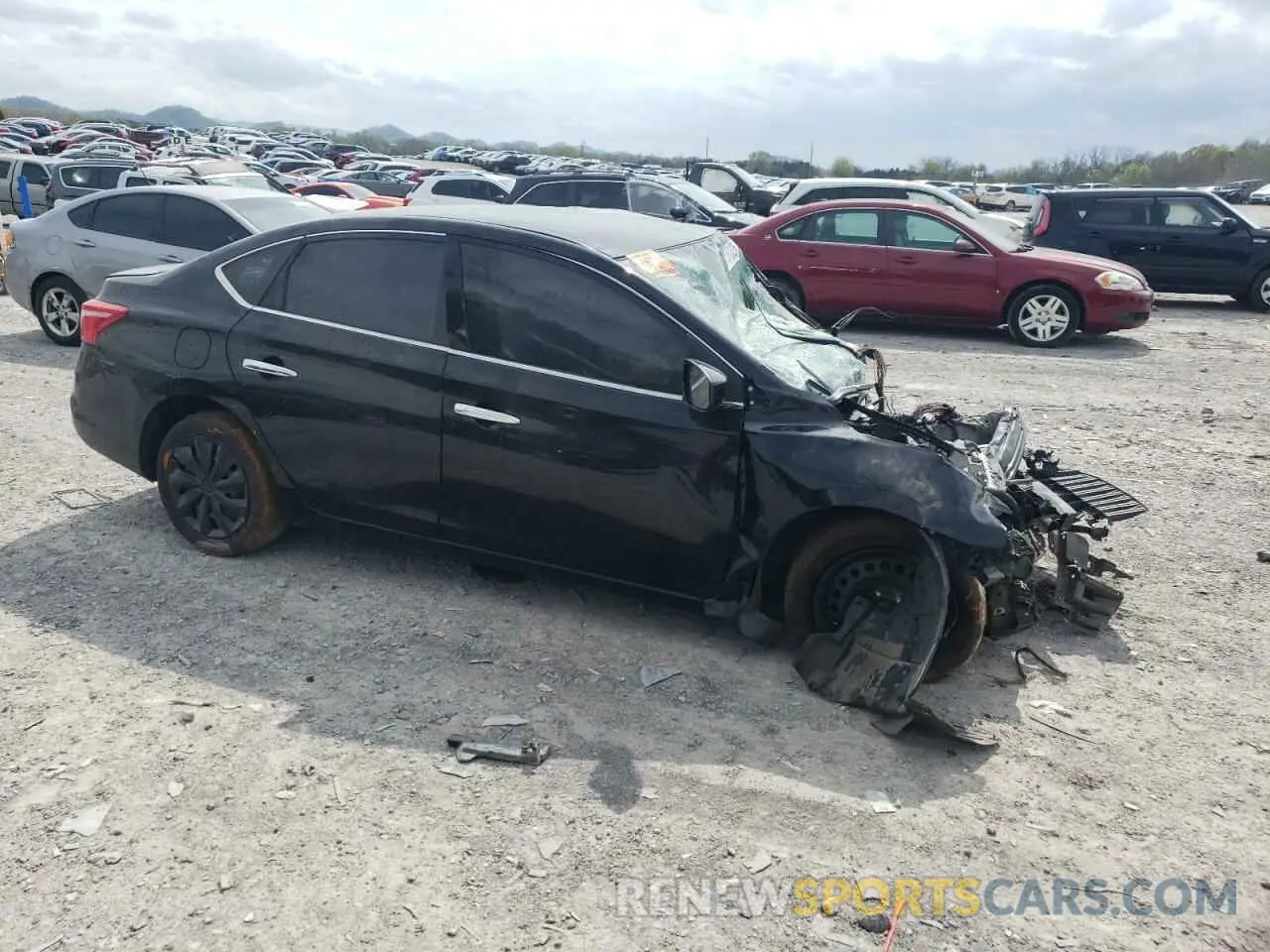 4 Photograph of a damaged car 3N1AB7AP2KY440834 NISSAN SENTRA 2019