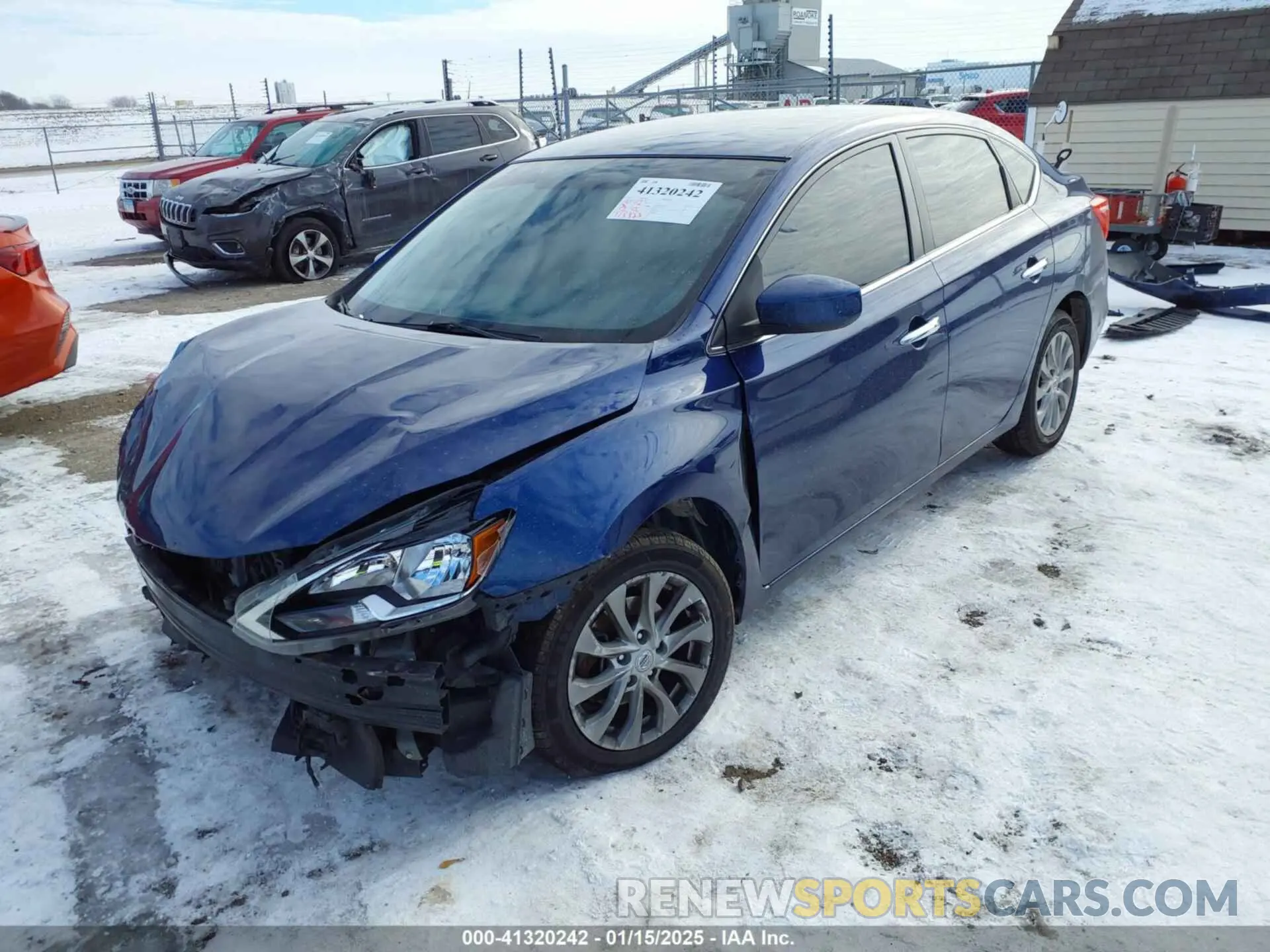 2 Photograph of a damaged car 3N1AB7AP2KY446519 NISSAN SENTRA 2019