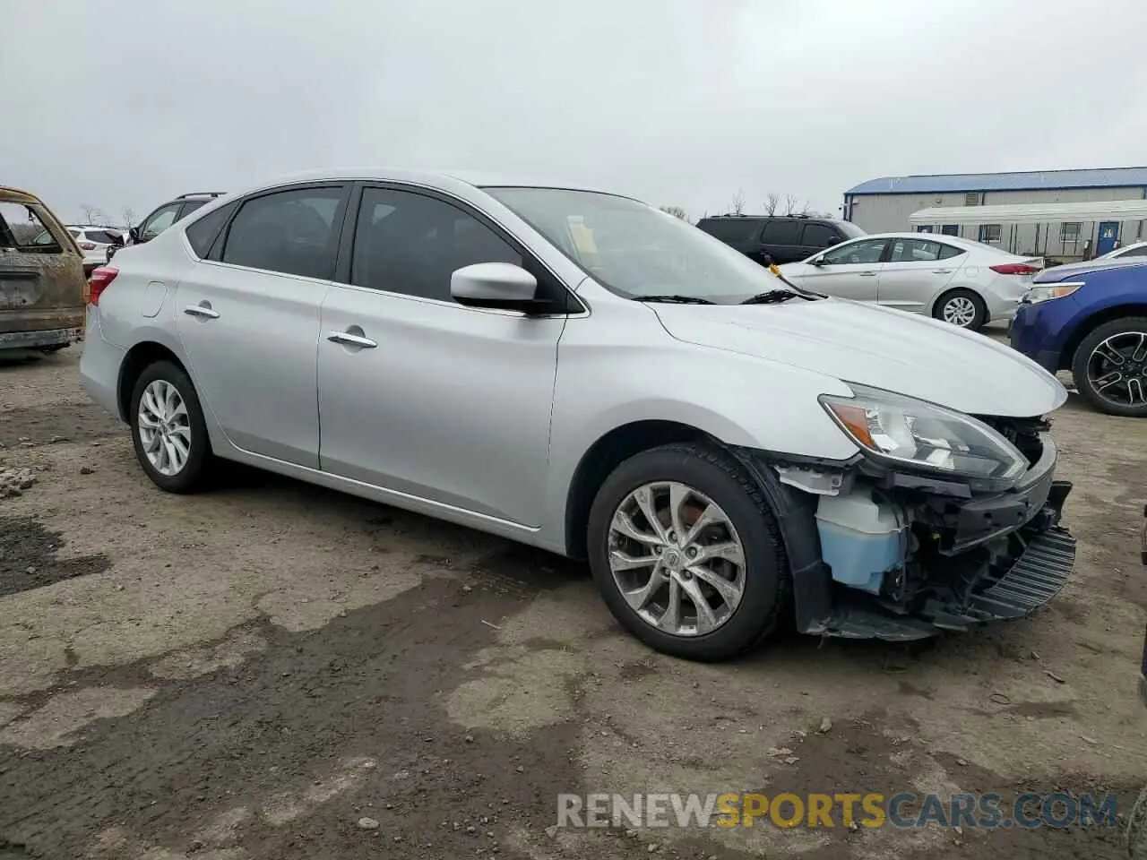 4 Photograph of a damaged car 3N1AB7AP2KY447668 NISSAN SENTRA 2019