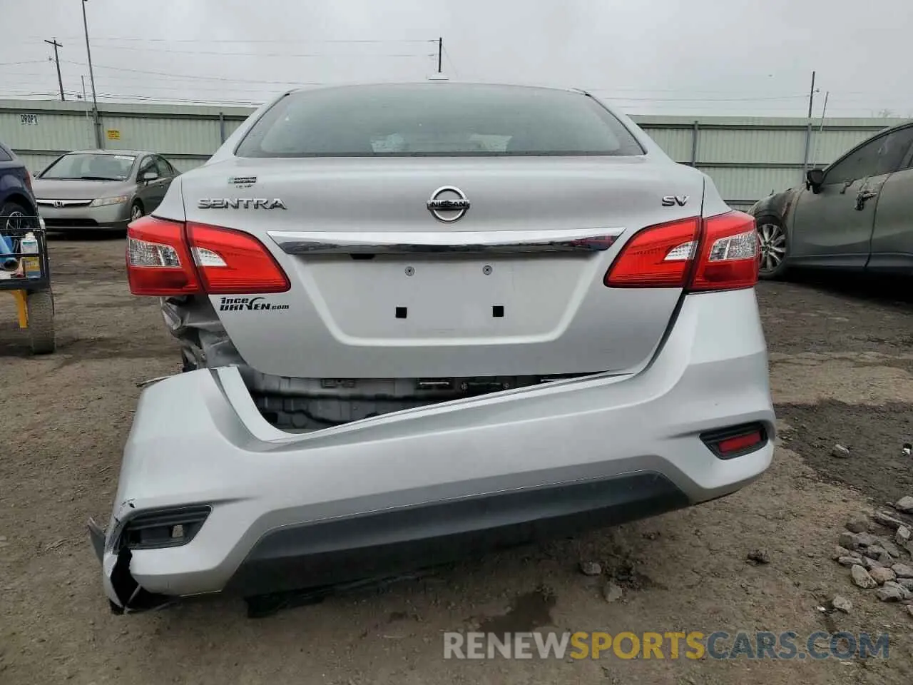 6 Photograph of a damaged car 3N1AB7AP2KY447668 NISSAN SENTRA 2019
