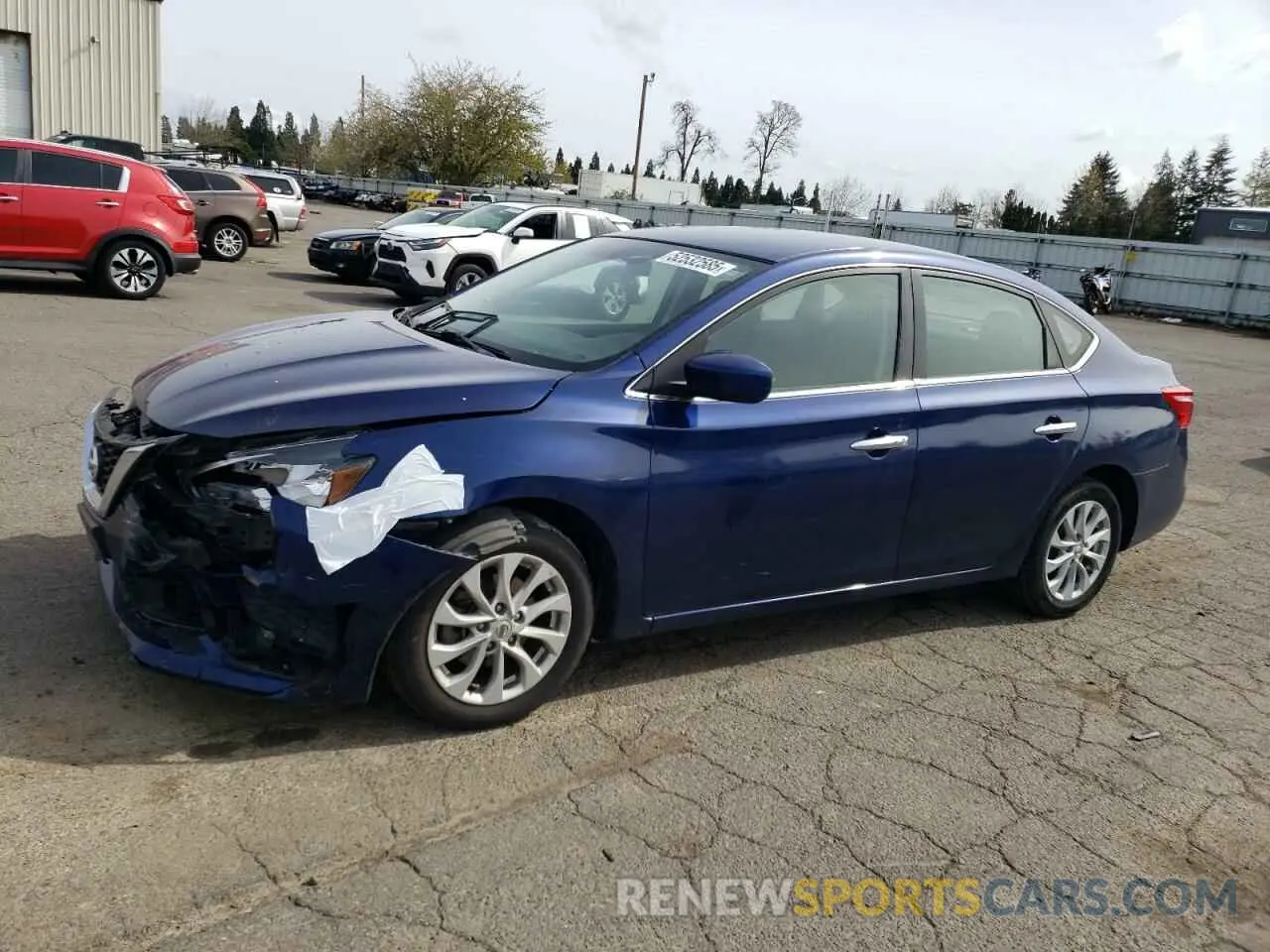 1 Photograph of a damaged car 3N1AB7AP2KY450330 NISSAN SENTRA 2019