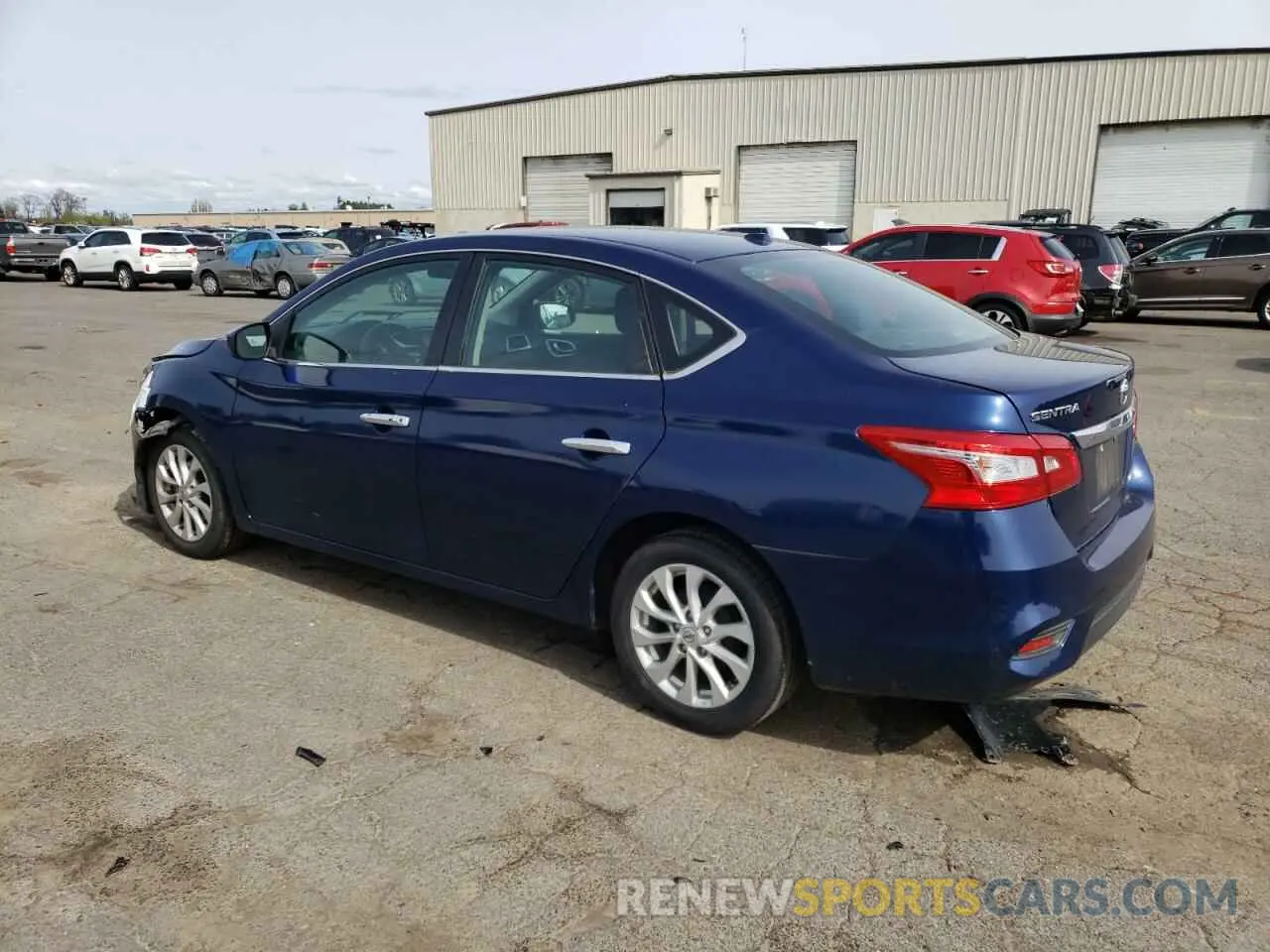 2 Photograph of a damaged car 3N1AB7AP2KY450330 NISSAN SENTRA 2019