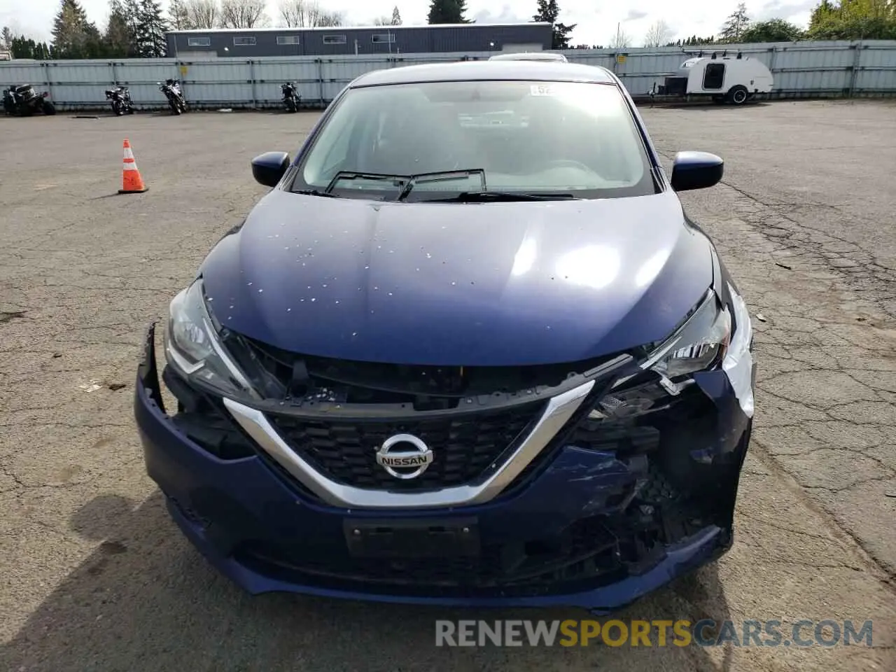 5 Photograph of a damaged car 3N1AB7AP2KY450330 NISSAN SENTRA 2019