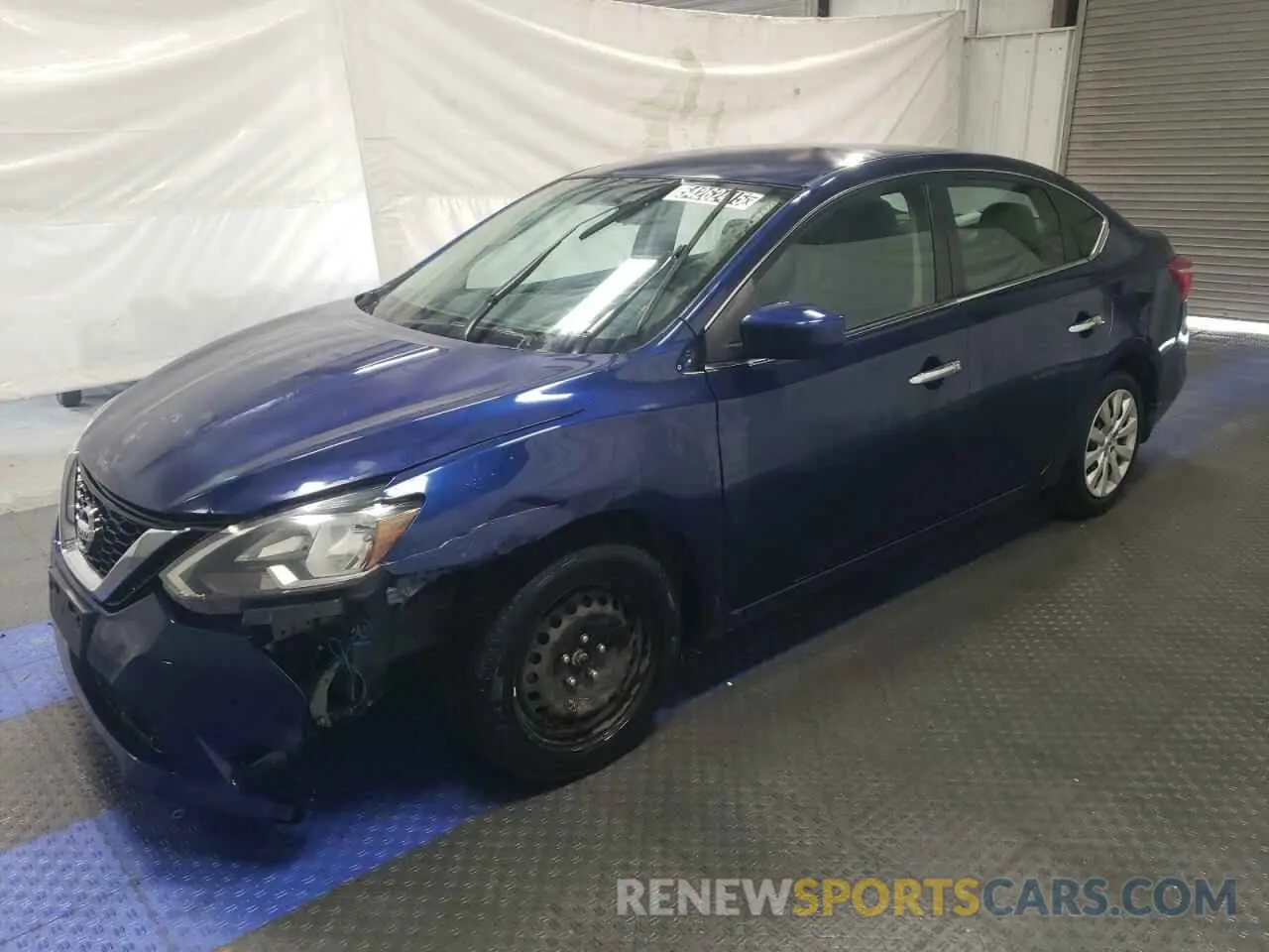 1 Photograph of a damaged car 3N1AB7AP2KY451218 NISSAN SENTRA 2019