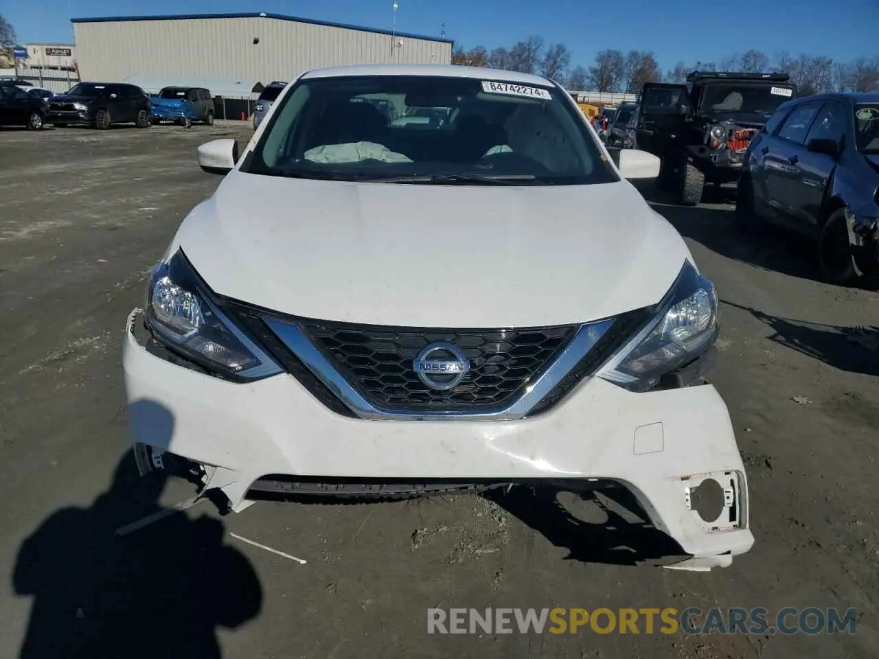 5 Photograph of a damaged car 3N1AB7AP2KY452143 NISSAN SENTRA 2019