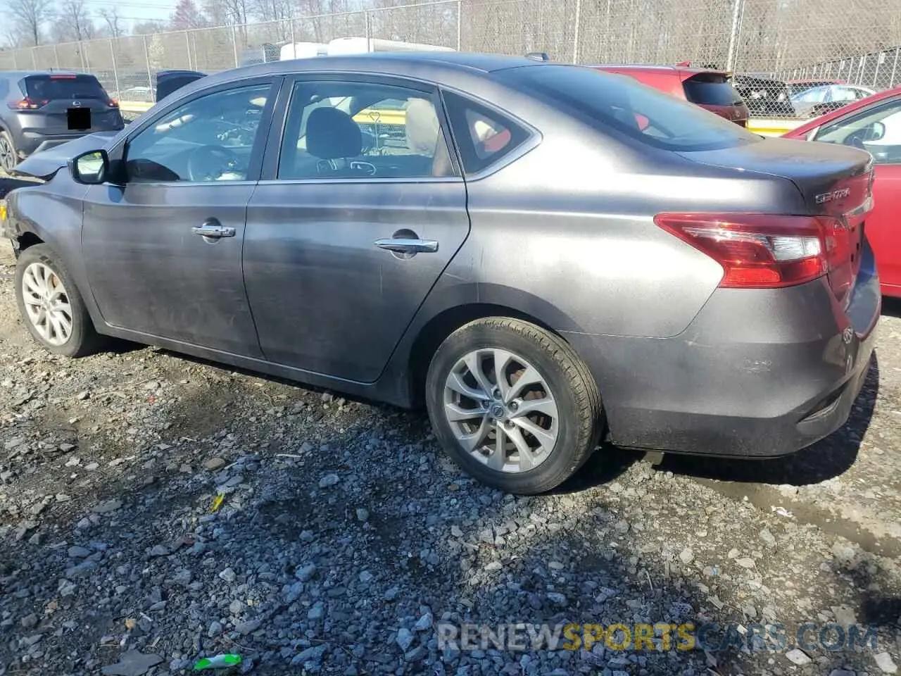 2 Photograph of a damaged car 3N1AB7AP2KY456922 NISSAN SENTRA 2019