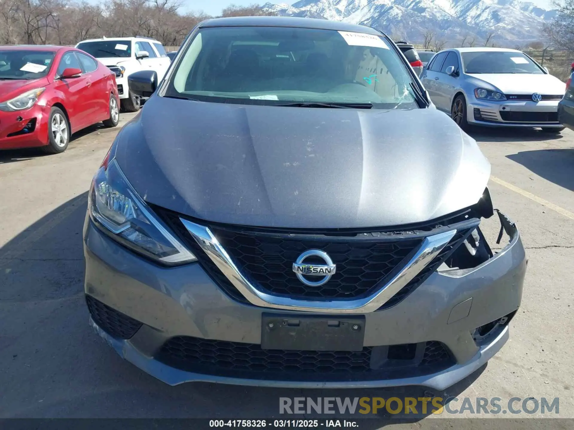 13 Photograph of a damaged car 3N1AB7AP2KY457262 NISSAN SENTRA 2019