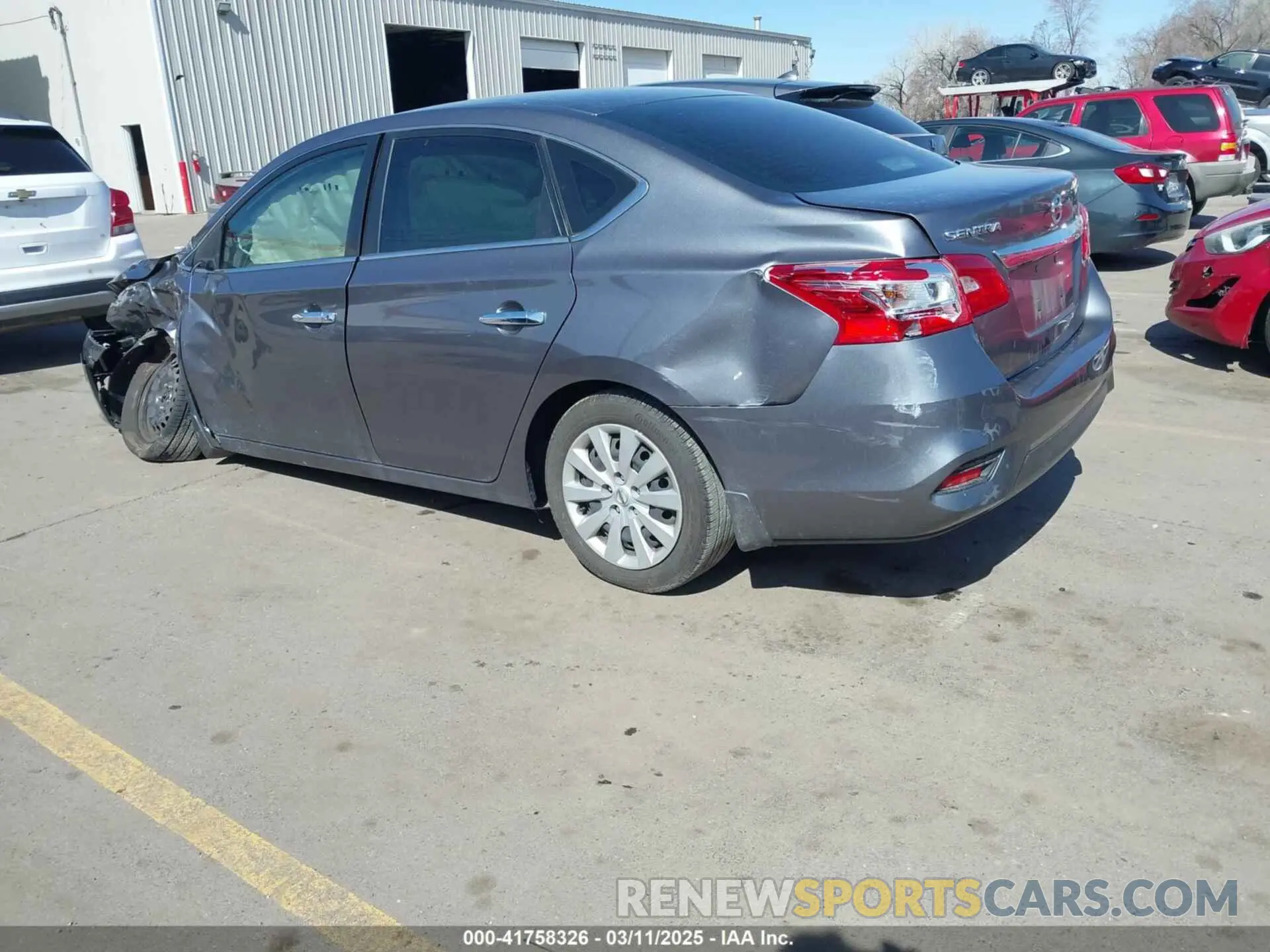 3 Photograph of a damaged car 3N1AB7AP2KY457262 NISSAN SENTRA 2019