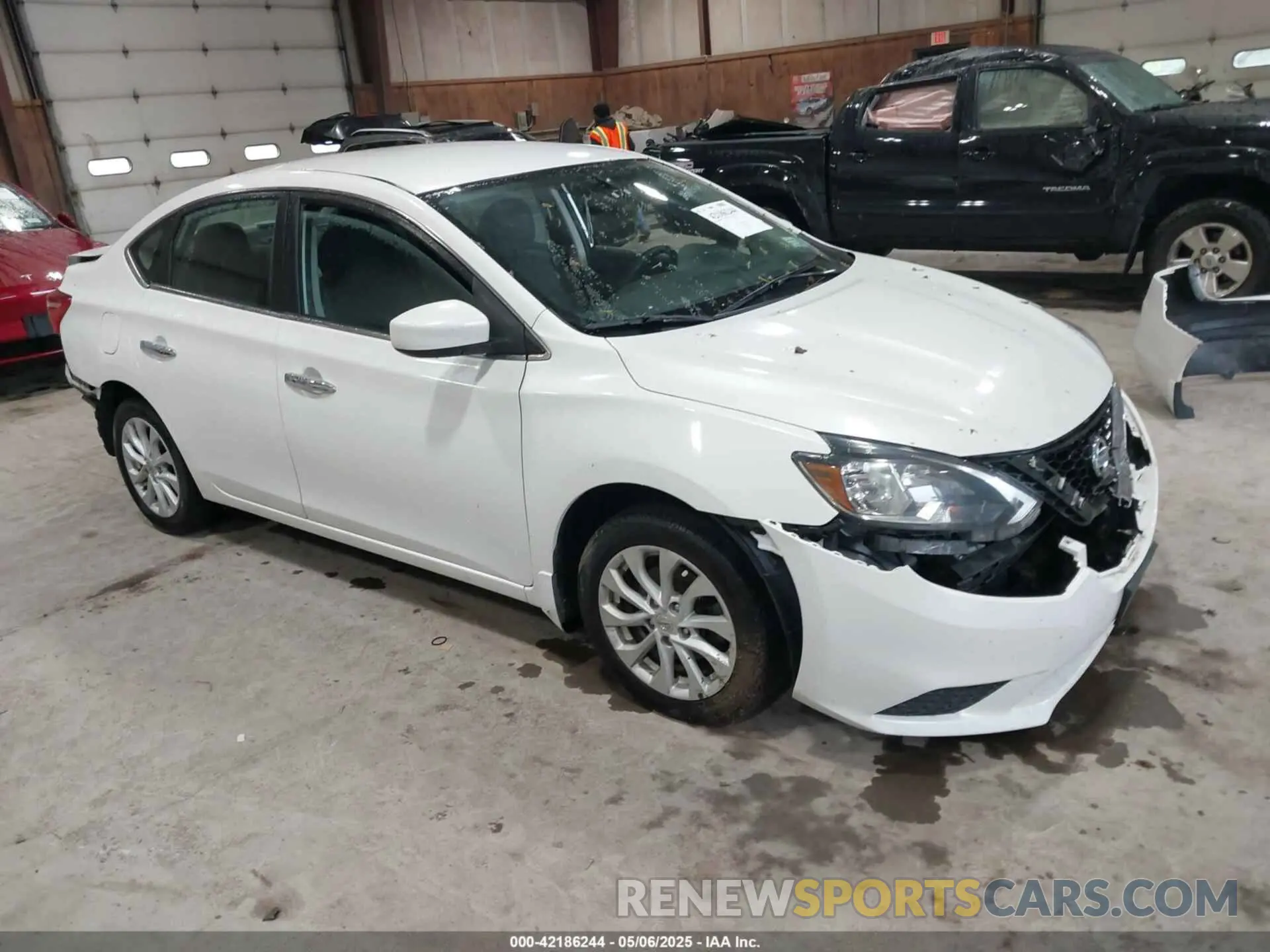 1 Photograph of a damaged car 3N1AB7AP3KL606744 NISSAN SENTRA 2019