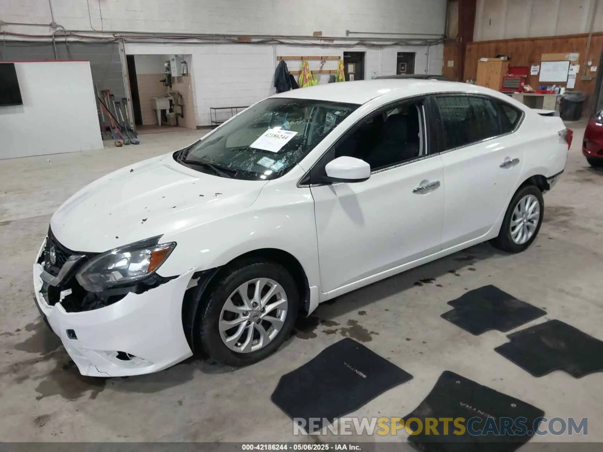 2 Photograph of a damaged car 3N1AB7AP3KL606744 NISSAN SENTRA 2019