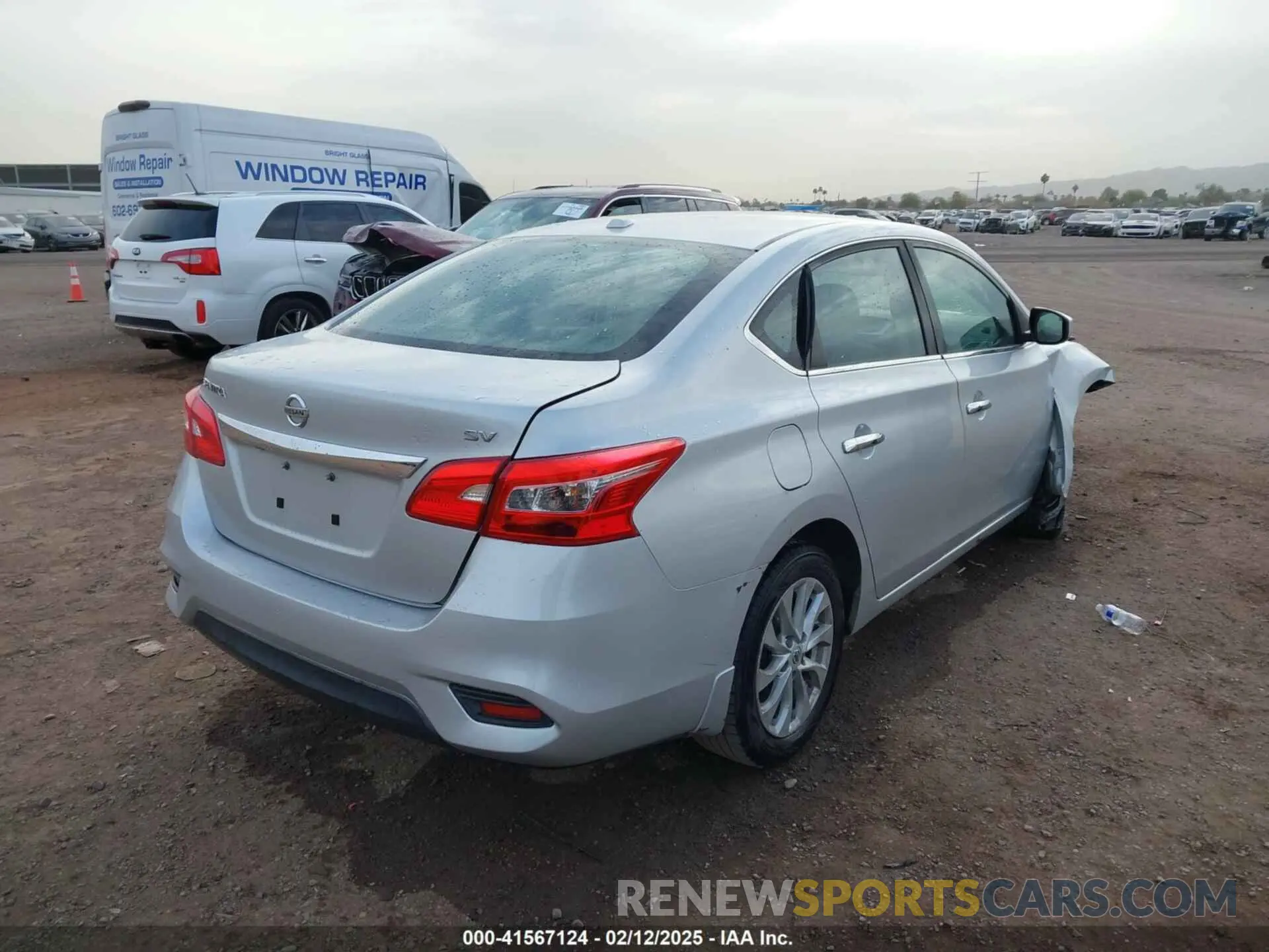 4 Photograph of a damaged car 3N1AB7AP3KL608249 NISSAN SENTRA 2019