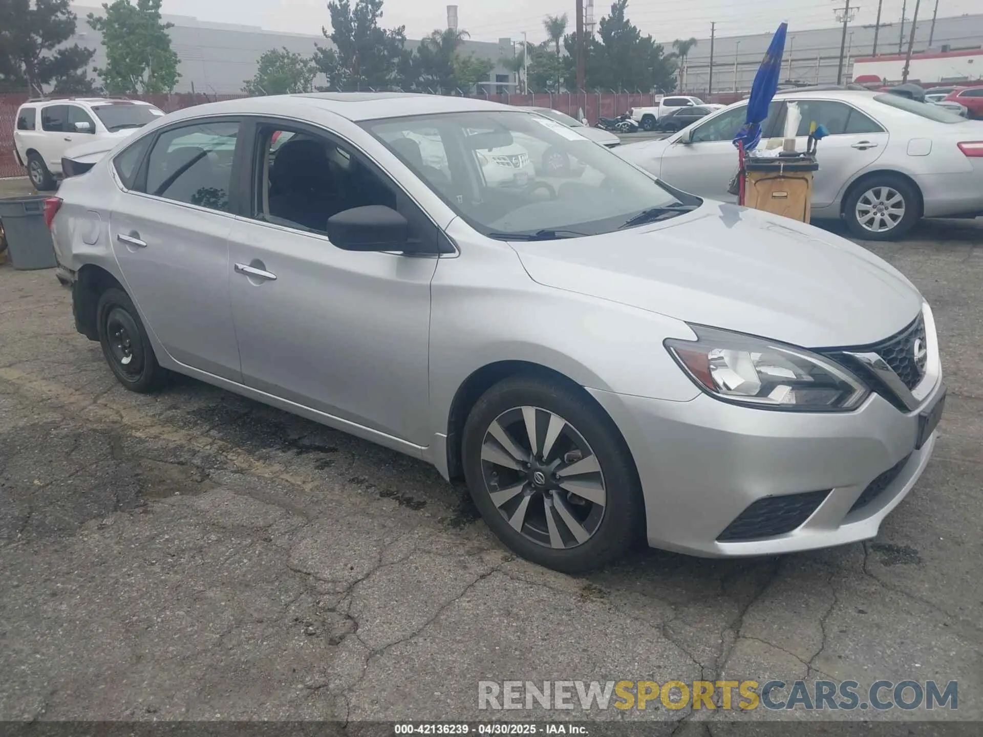 1 Photograph of a damaged car 3N1AB7AP3KY210722 NISSAN SENTRA 2019