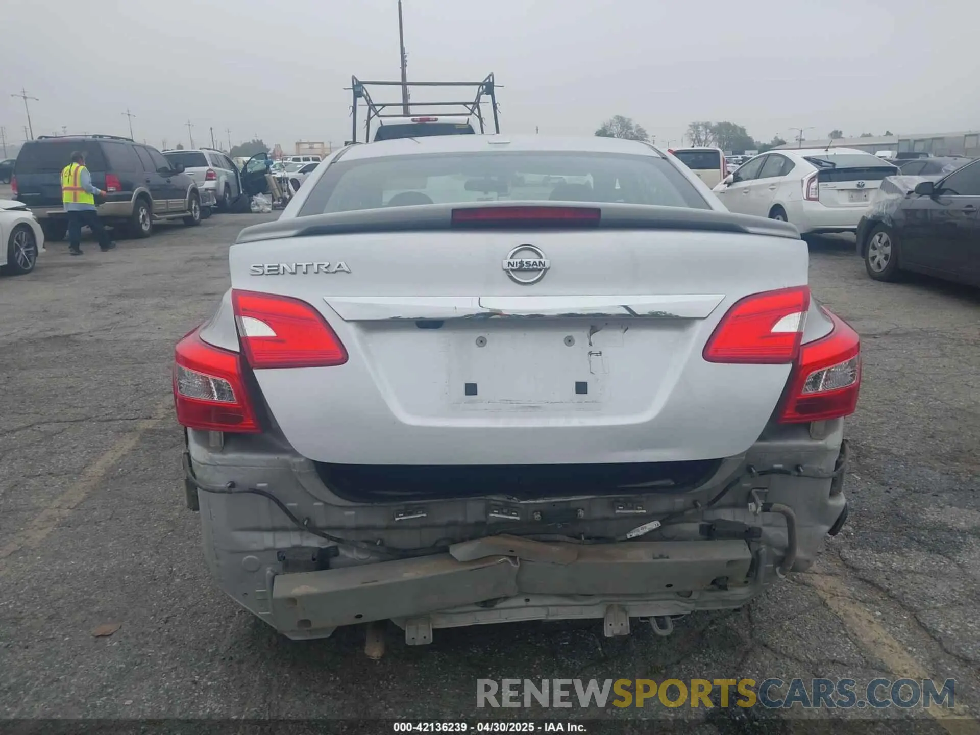 17 Photograph of a damaged car 3N1AB7AP3KY210722 NISSAN SENTRA 2019