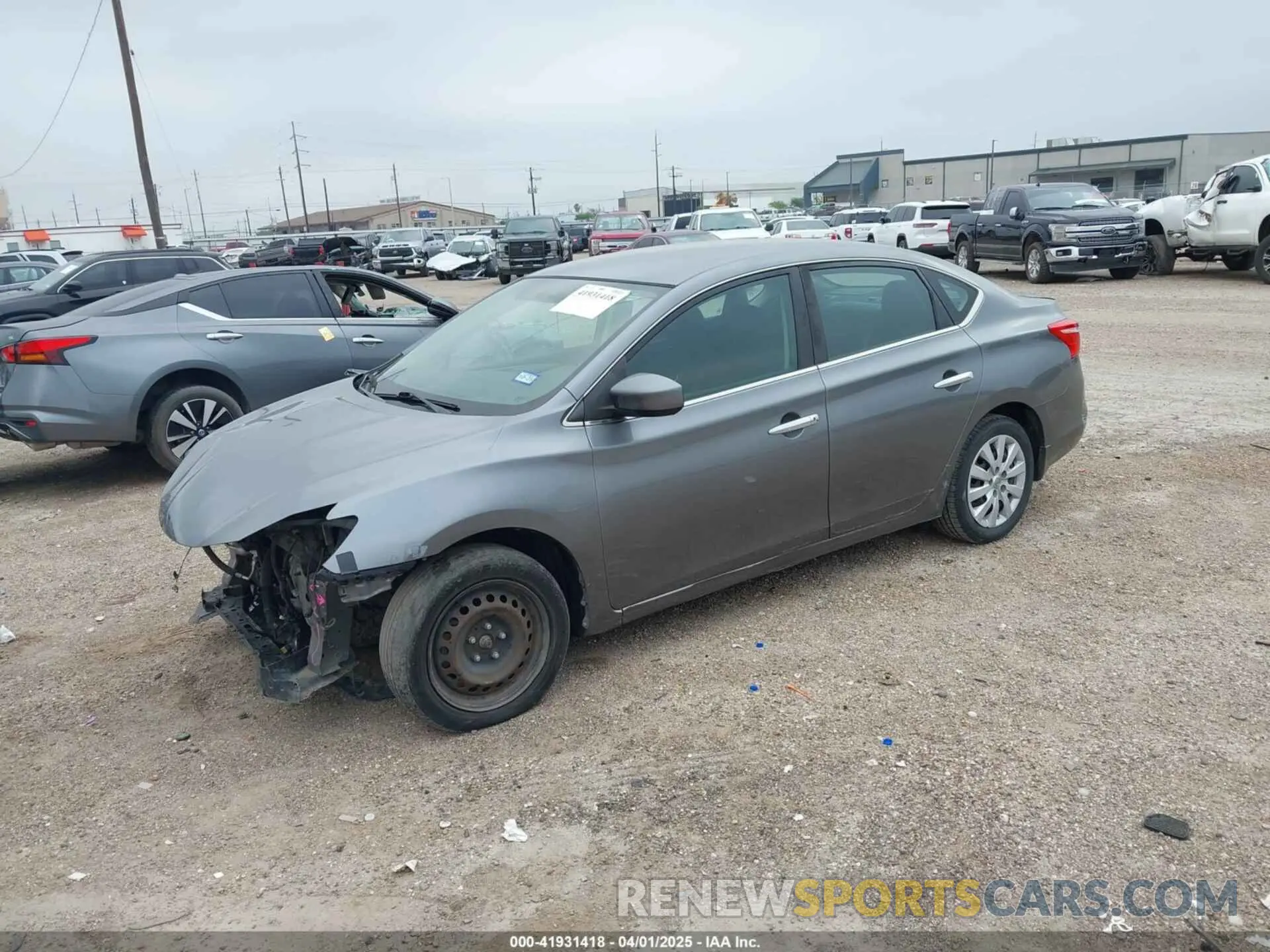 2 Photograph of a damaged car 3N1AB7AP3KY213880 NISSAN SENTRA 2019