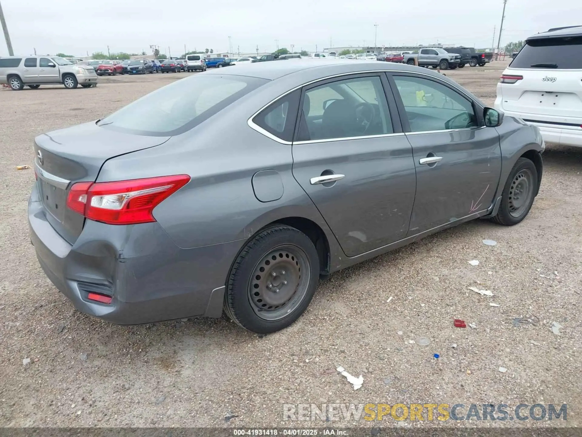 4 Photograph of a damaged car 3N1AB7AP3KY213880 NISSAN SENTRA 2019