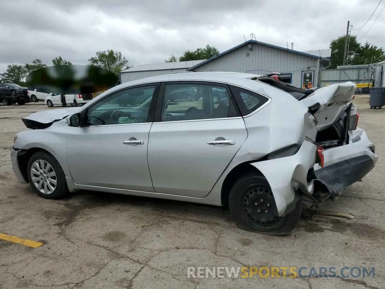 2 Photograph of a damaged car 3N1AB7AP3KY220764 NISSAN SENTRA 2019