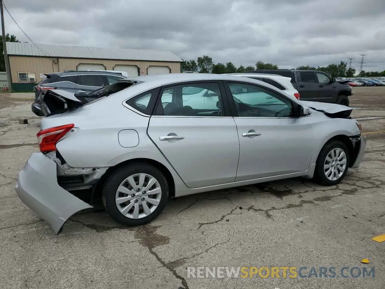 3 Photograph of a damaged car 3N1AB7AP3KY220764 NISSAN SENTRA 2019