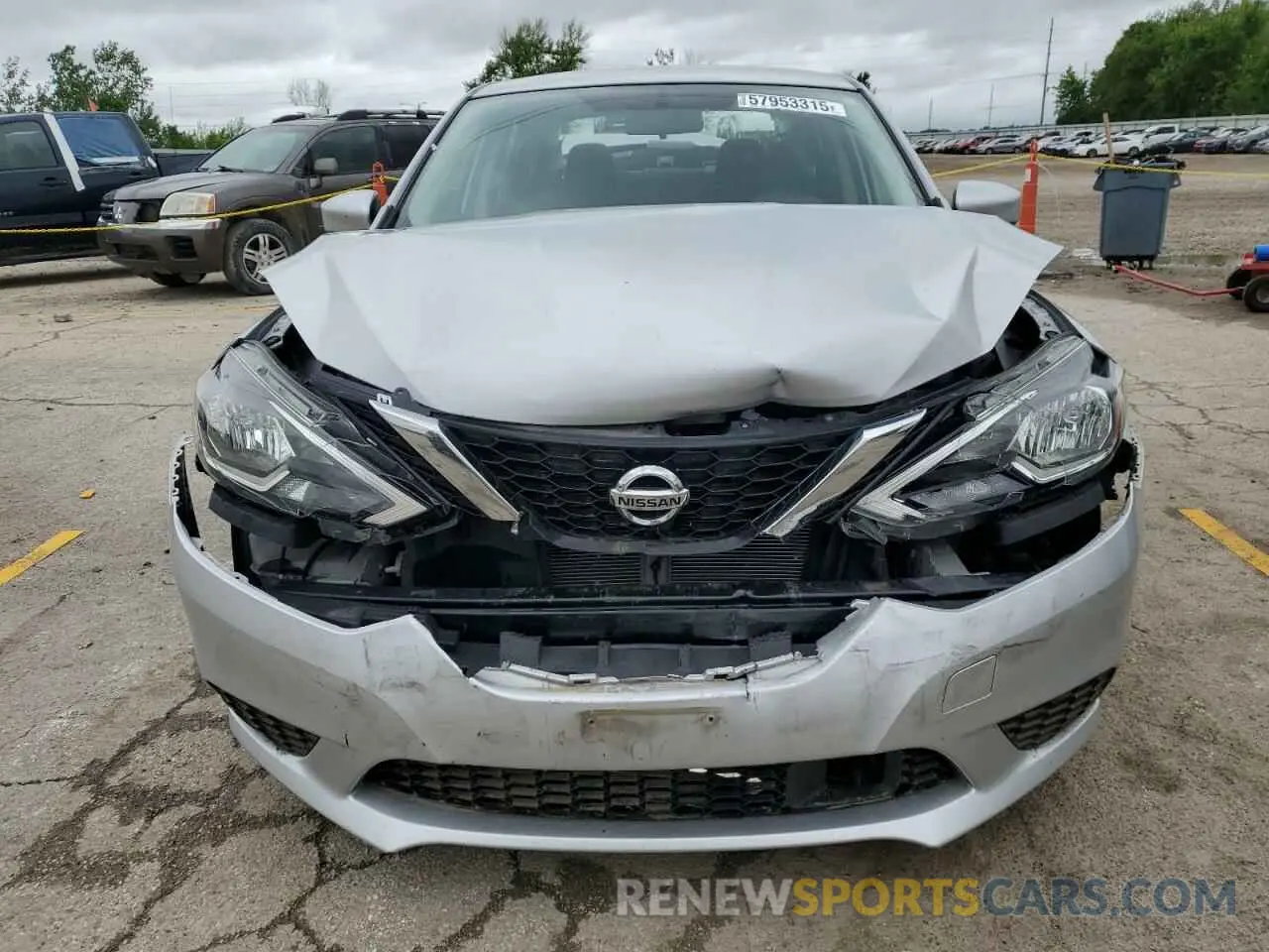 5 Photograph of a damaged car 3N1AB7AP3KY220764 NISSAN SENTRA 2019
