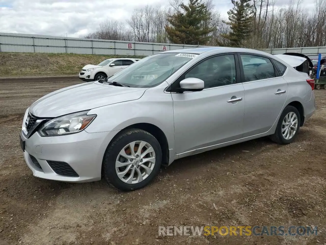 1 Photograph of a damaged car 3N1AB7AP3KY221073 NISSAN SENTRA 2019