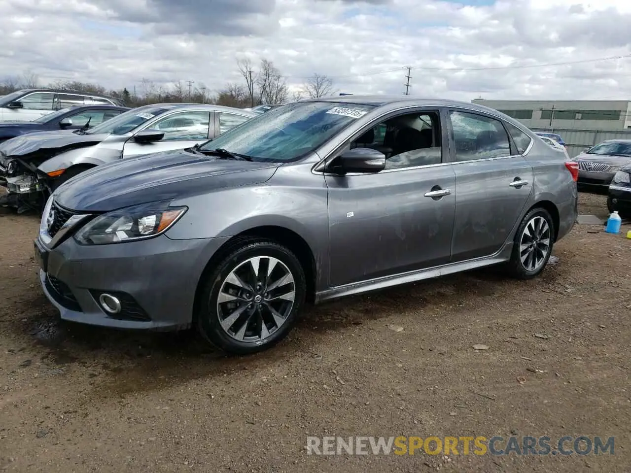 1 Photograph of a damaged car 3N1AB7AP3KY223941 NISSAN SENTRA 2019