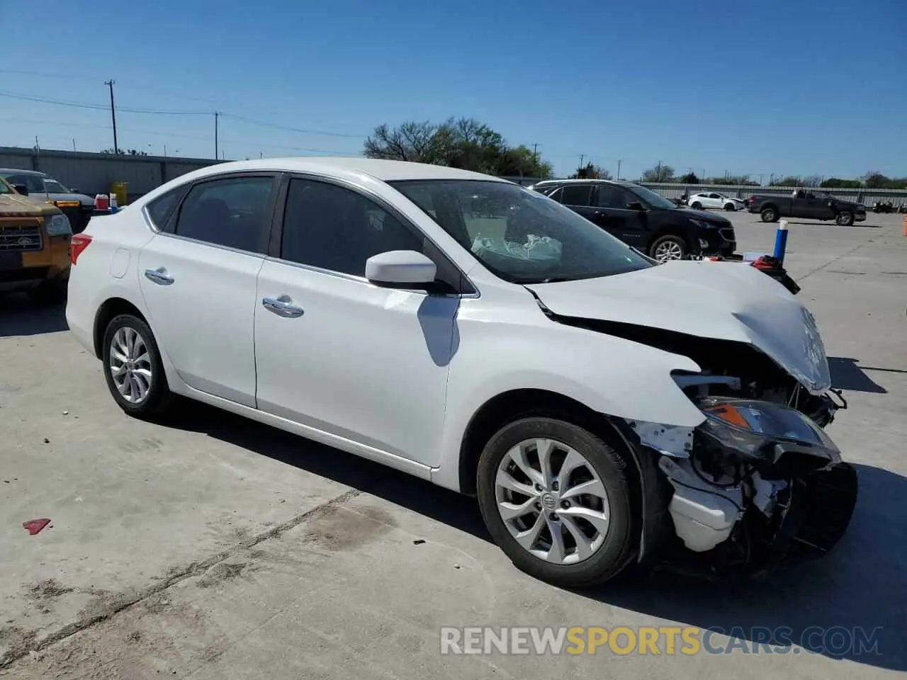 4 Photograph of a damaged car 3N1AB7AP3KY227150 NISSAN SENTRA 2019