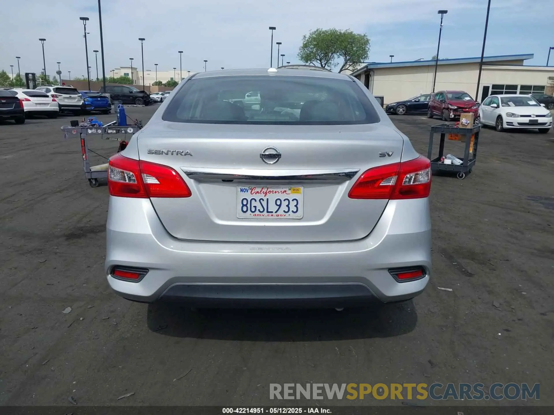 17 Photograph of a damaged car 3N1AB7AP3KY229948 NISSAN SENTRA 2019