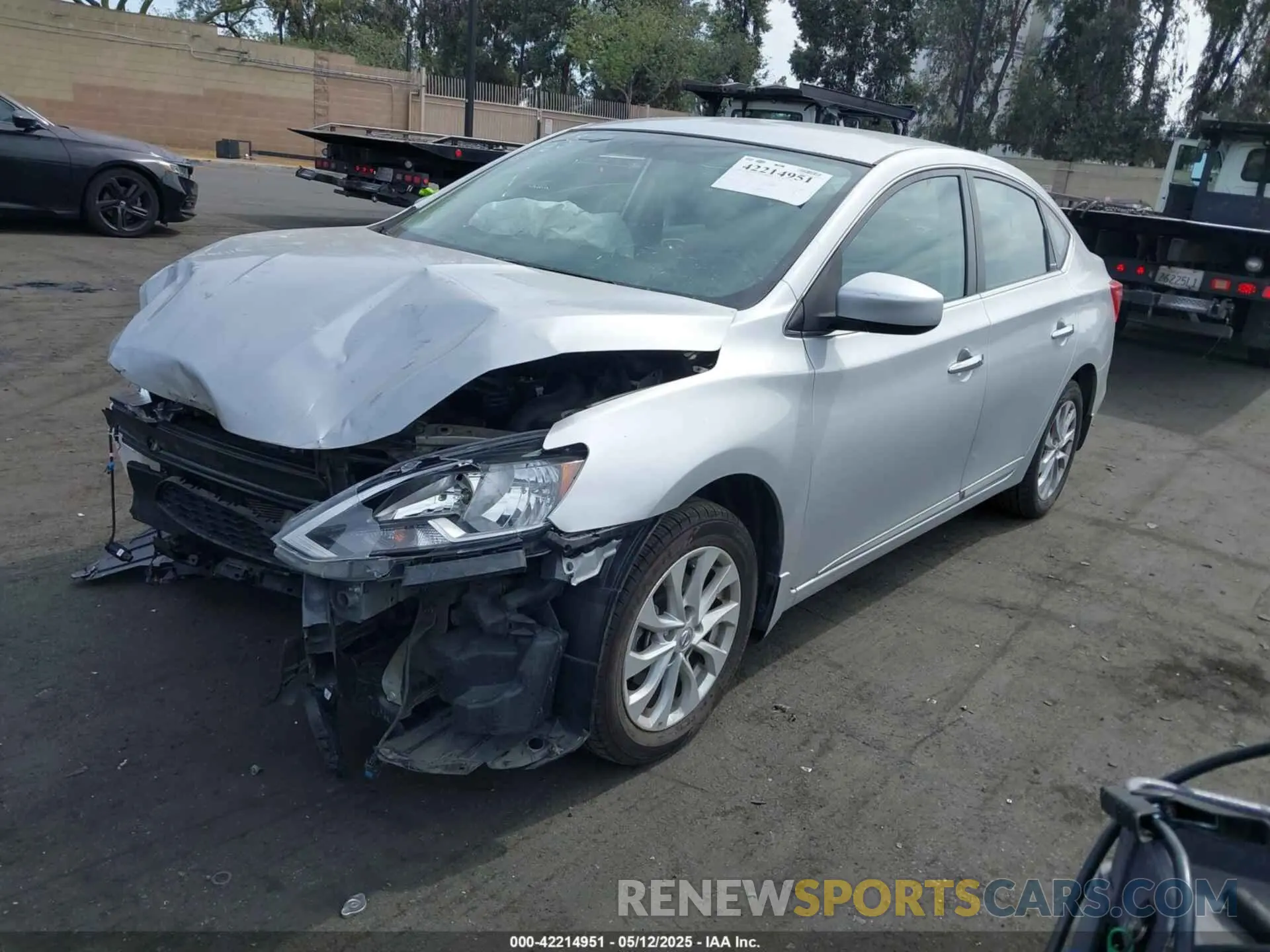 2 Photograph of a damaged car 3N1AB7AP3KY229948 NISSAN SENTRA 2019