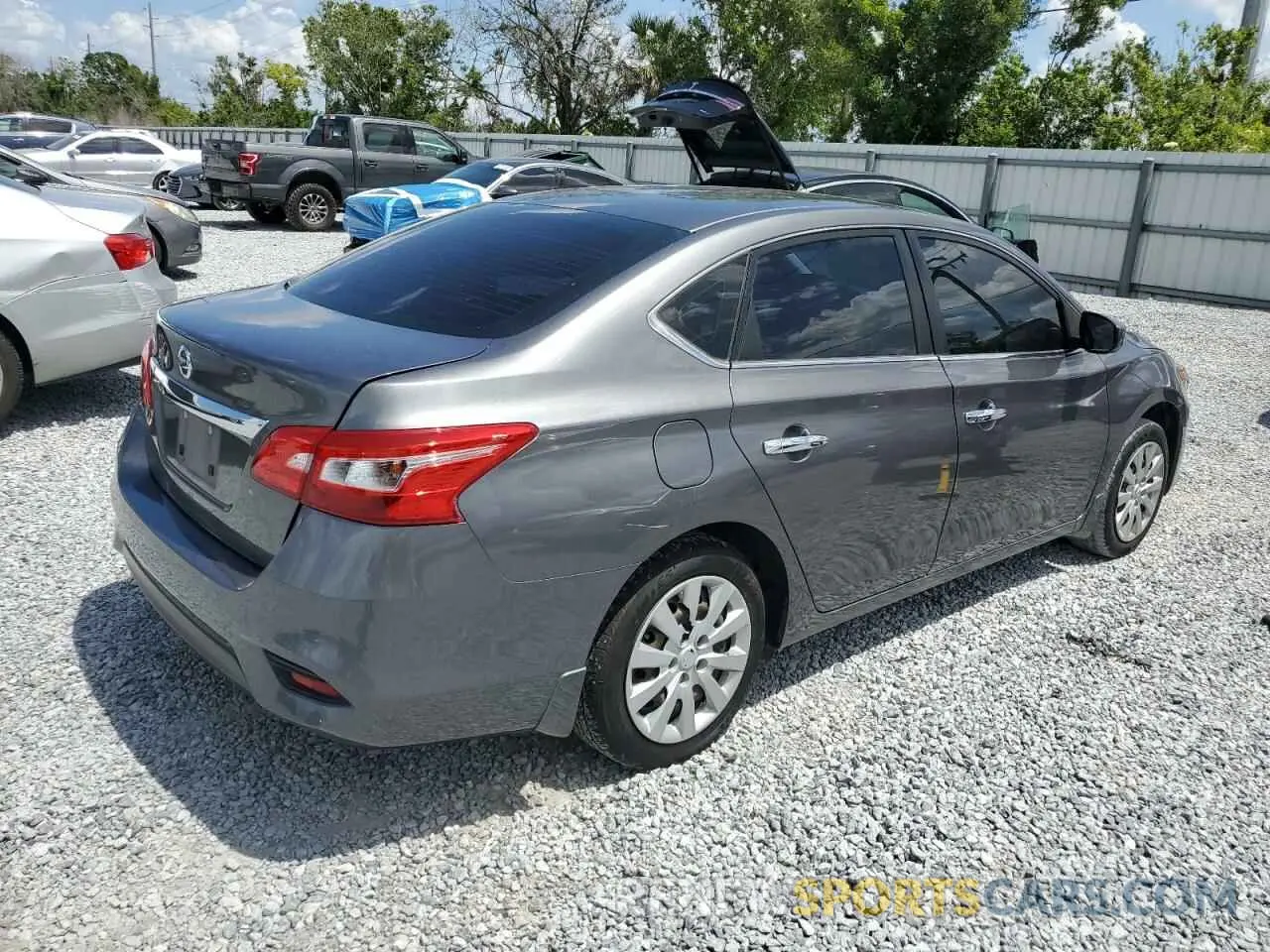 3 Photograph of a damaged car 3N1AB7AP3KY233322 NISSAN SENTRA 2019
