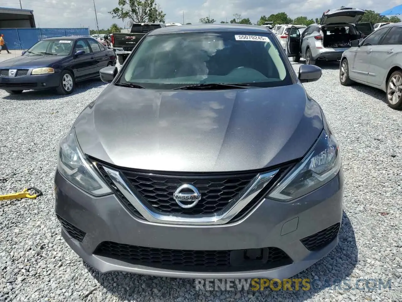 5 Photograph of a damaged car 3N1AB7AP3KY233322 NISSAN SENTRA 2019