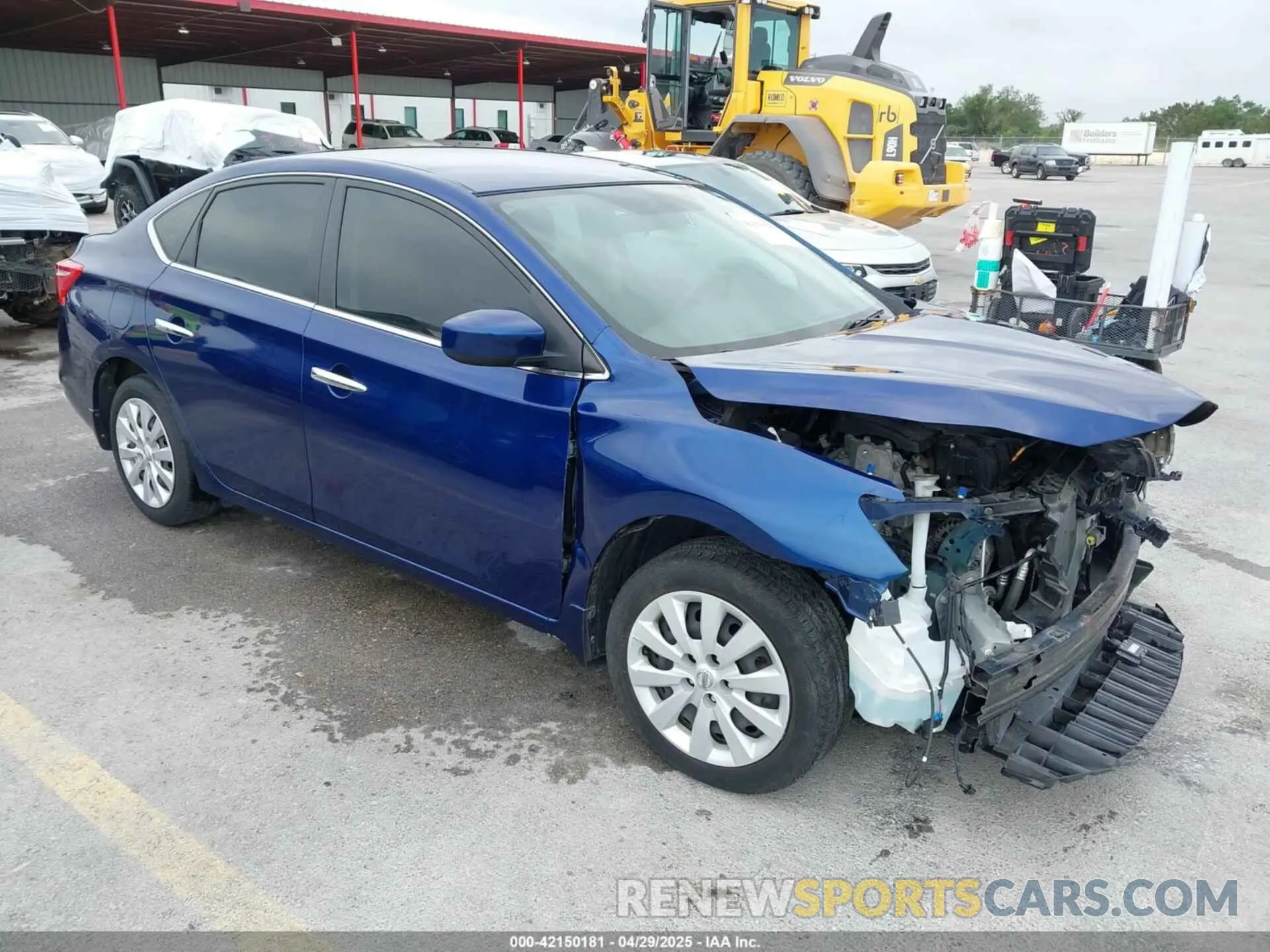 1 Photograph of a damaged car 3N1AB7AP3KY235376 NISSAN SENTRA 2019