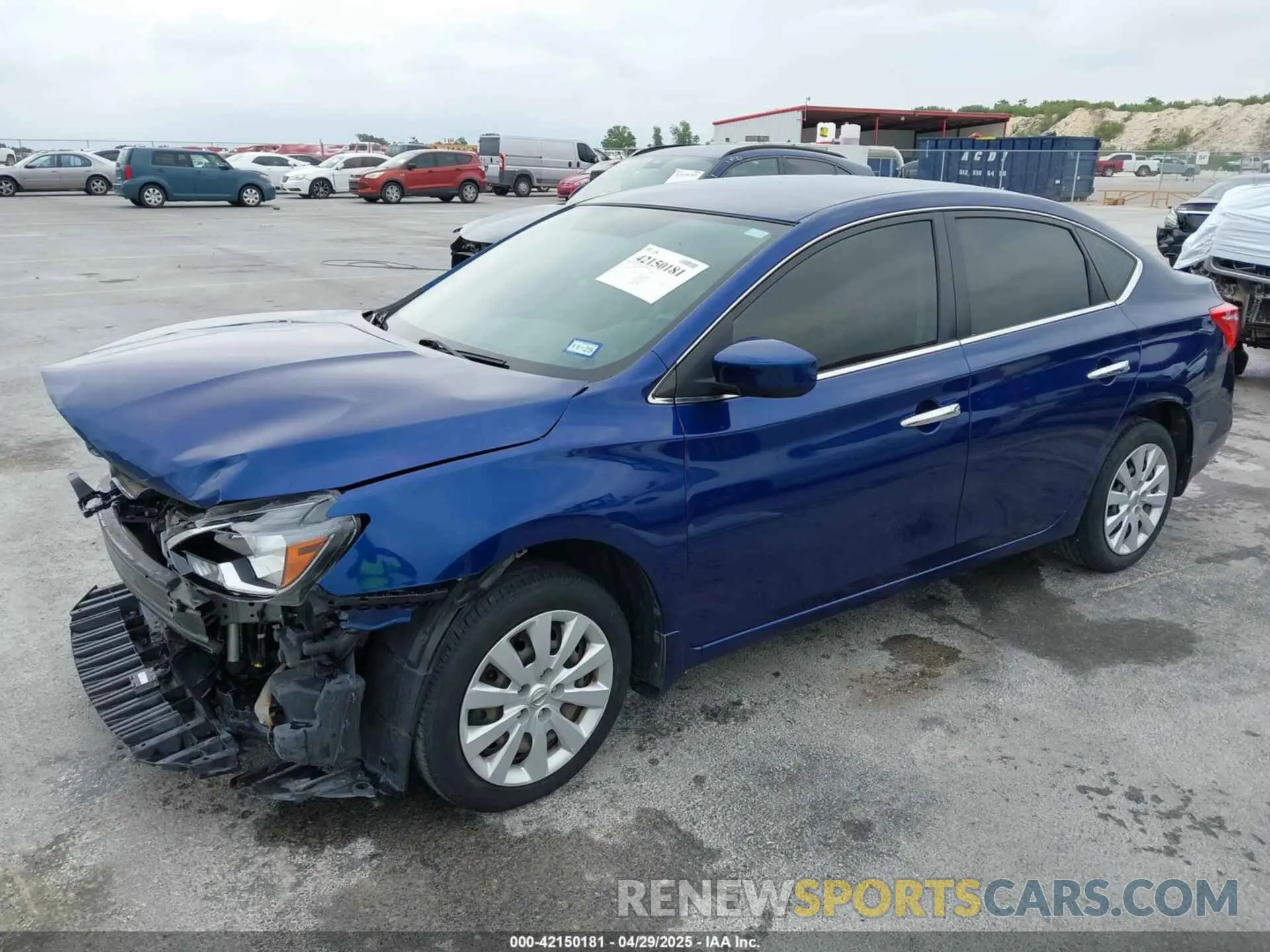 2 Photograph of a damaged car 3N1AB7AP3KY235376 NISSAN SENTRA 2019