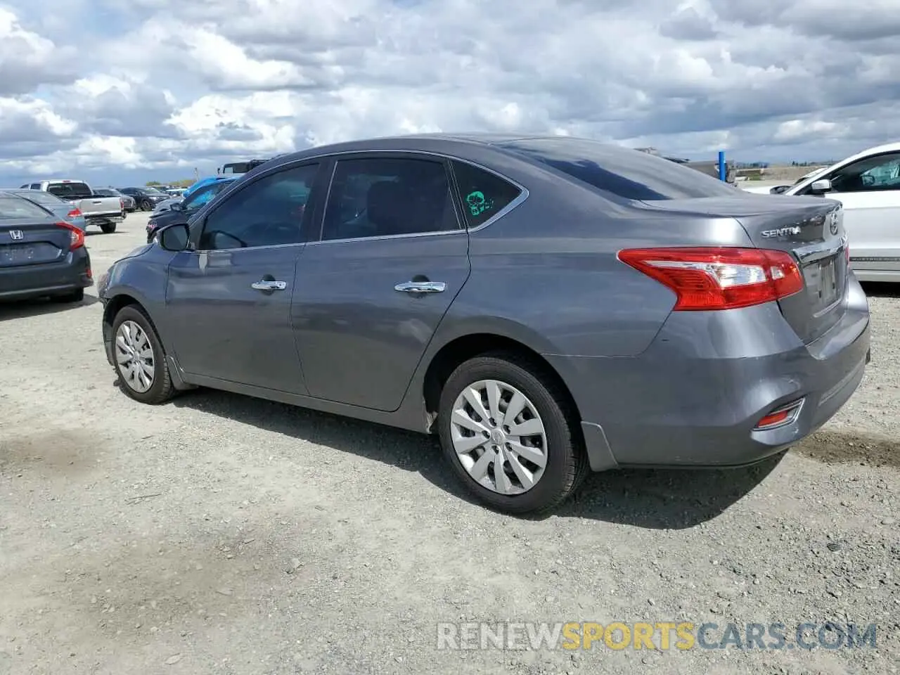 2 Photograph of a damaged car 3N1AB7AP3KY236382 NISSAN SENTRA 2019