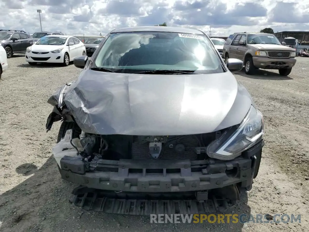 5 Photograph of a damaged car 3N1AB7AP3KY236382 NISSAN SENTRA 2019