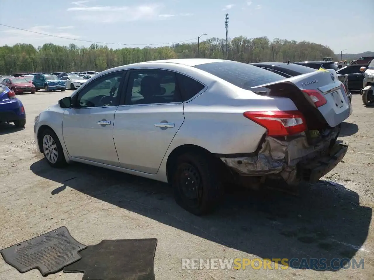 2 Photograph of a damaged car 3N1AB7AP3KY237158 NISSAN SENTRA 2019