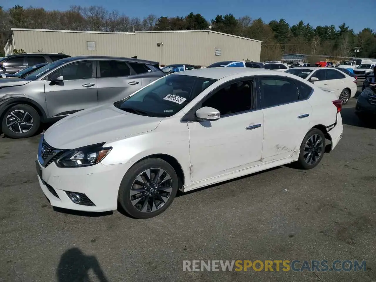1 Photograph of a damaged car 3N1AB7AP3KY239489 NISSAN SENTRA 2019