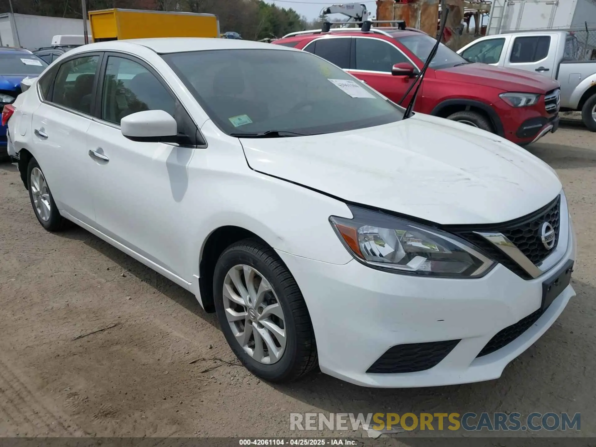 1 Photograph of a damaged car 3N1AB7AP3KY245745 NISSAN SENTRA 2019
