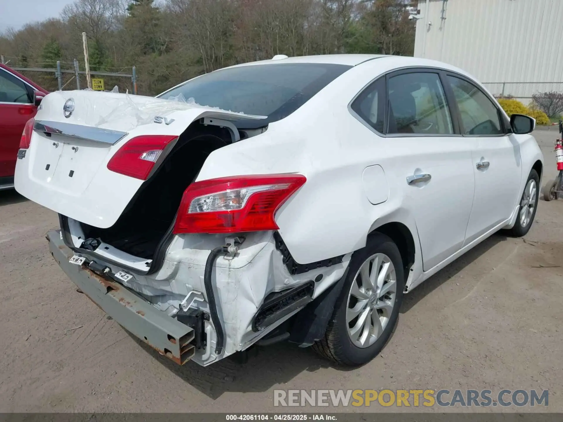 4 Photograph of a damaged car 3N1AB7AP3KY245745 NISSAN SENTRA 2019