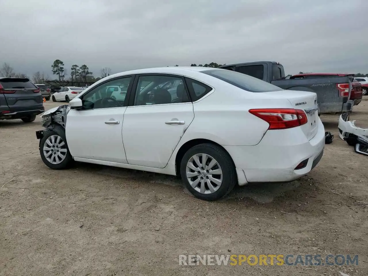 2 Photograph of a damaged car 3N1AB7AP3KY250234 NISSAN SENTRA 2019