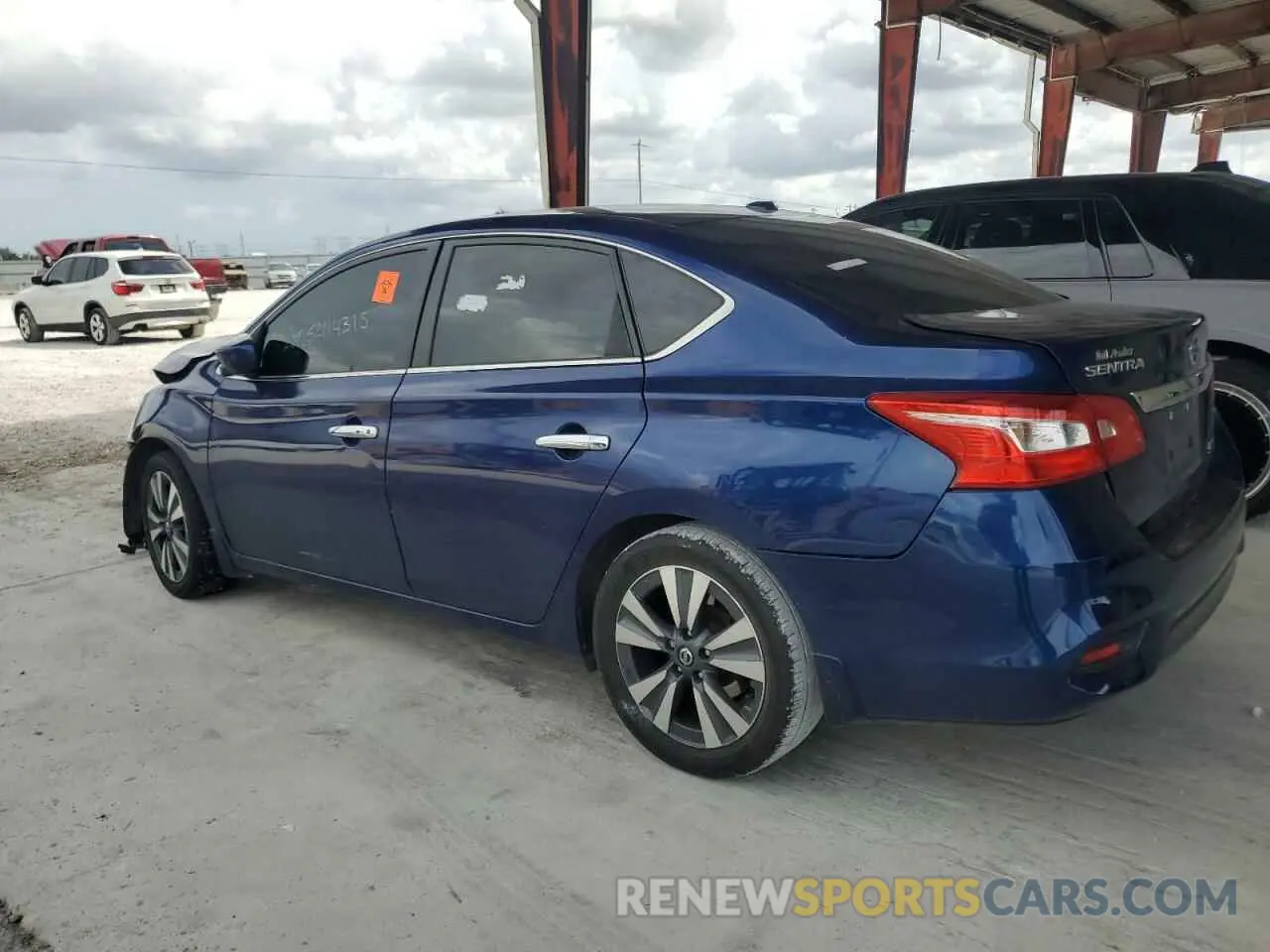 2 Photograph of a damaged car 3N1AB7AP3KY253554 NISSAN SENTRA 2019