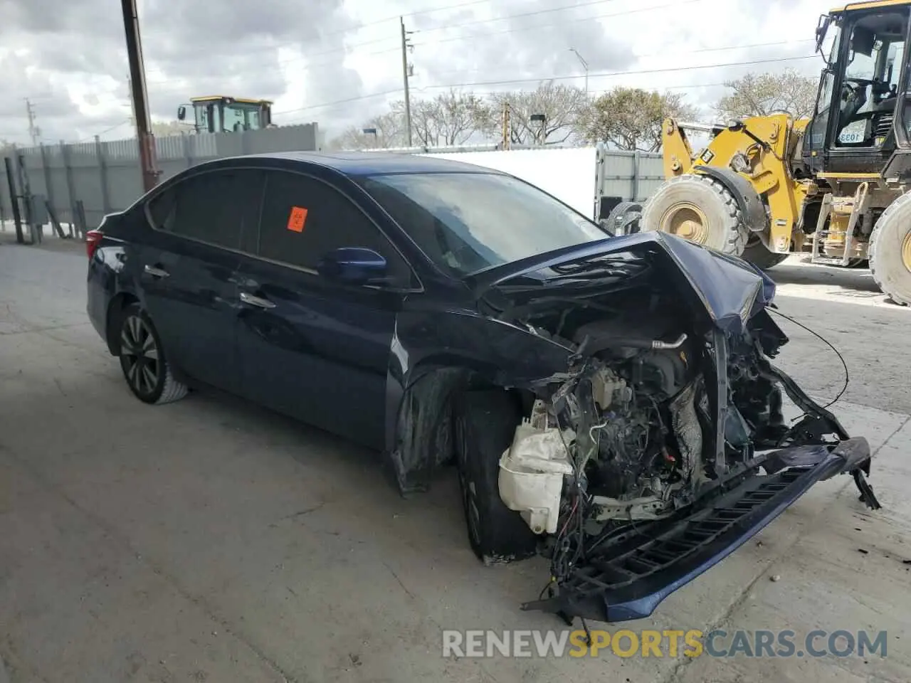 4 Photograph of a damaged car 3N1AB7AP3KY253554 NISSAN SENTRA 2019
