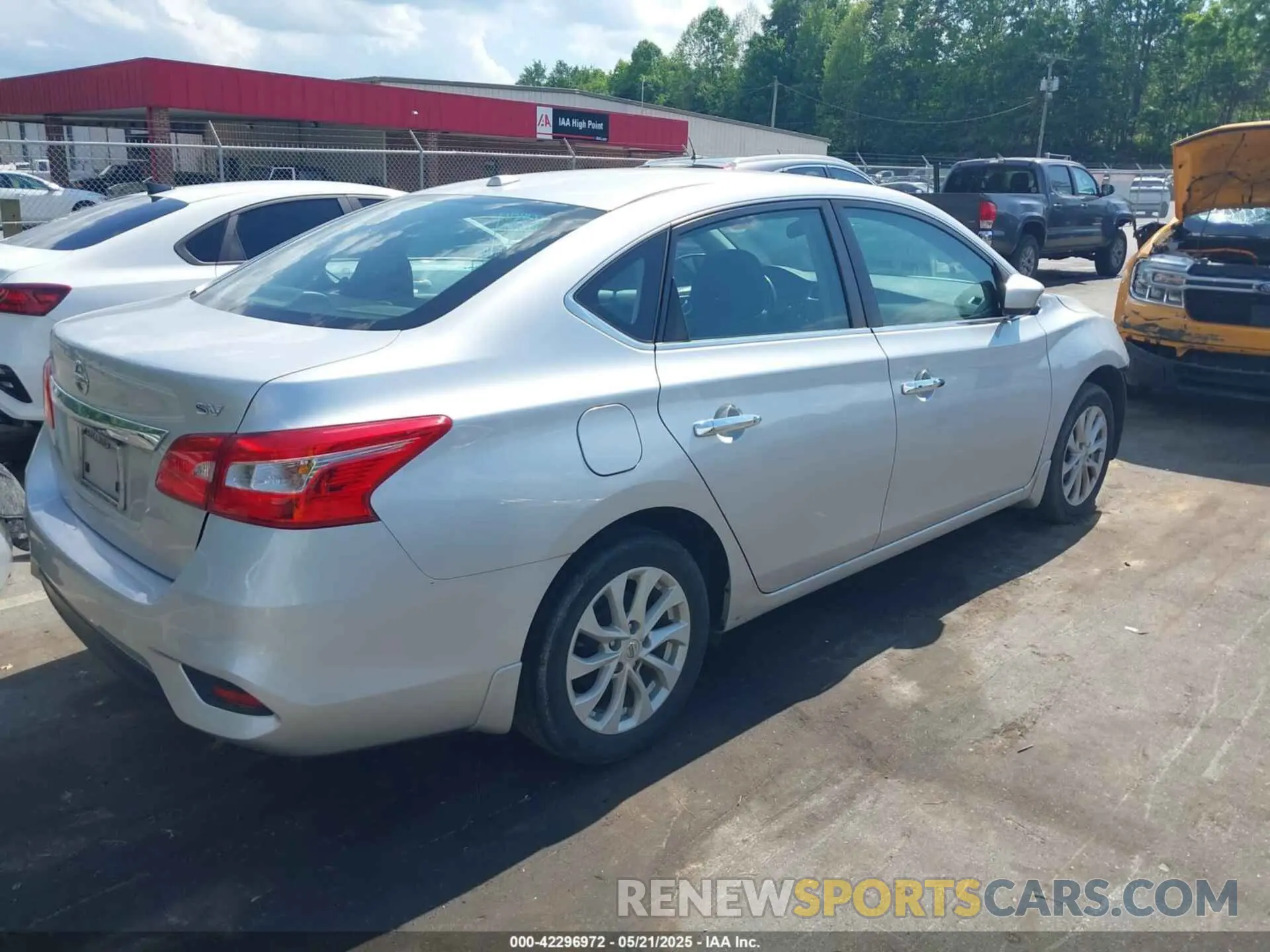 4 Photograph of a damaged car 3N1AB7AP3KY257037 NISSAN SENTRA 2019