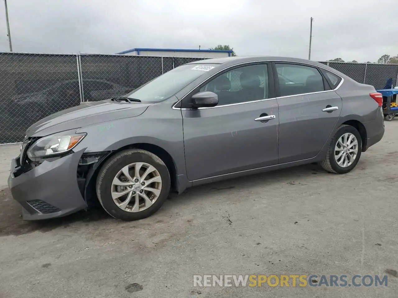 1 Photograph of a damaged car 3N1AB7AP3KY260004 NISSAN SENTRA 2019